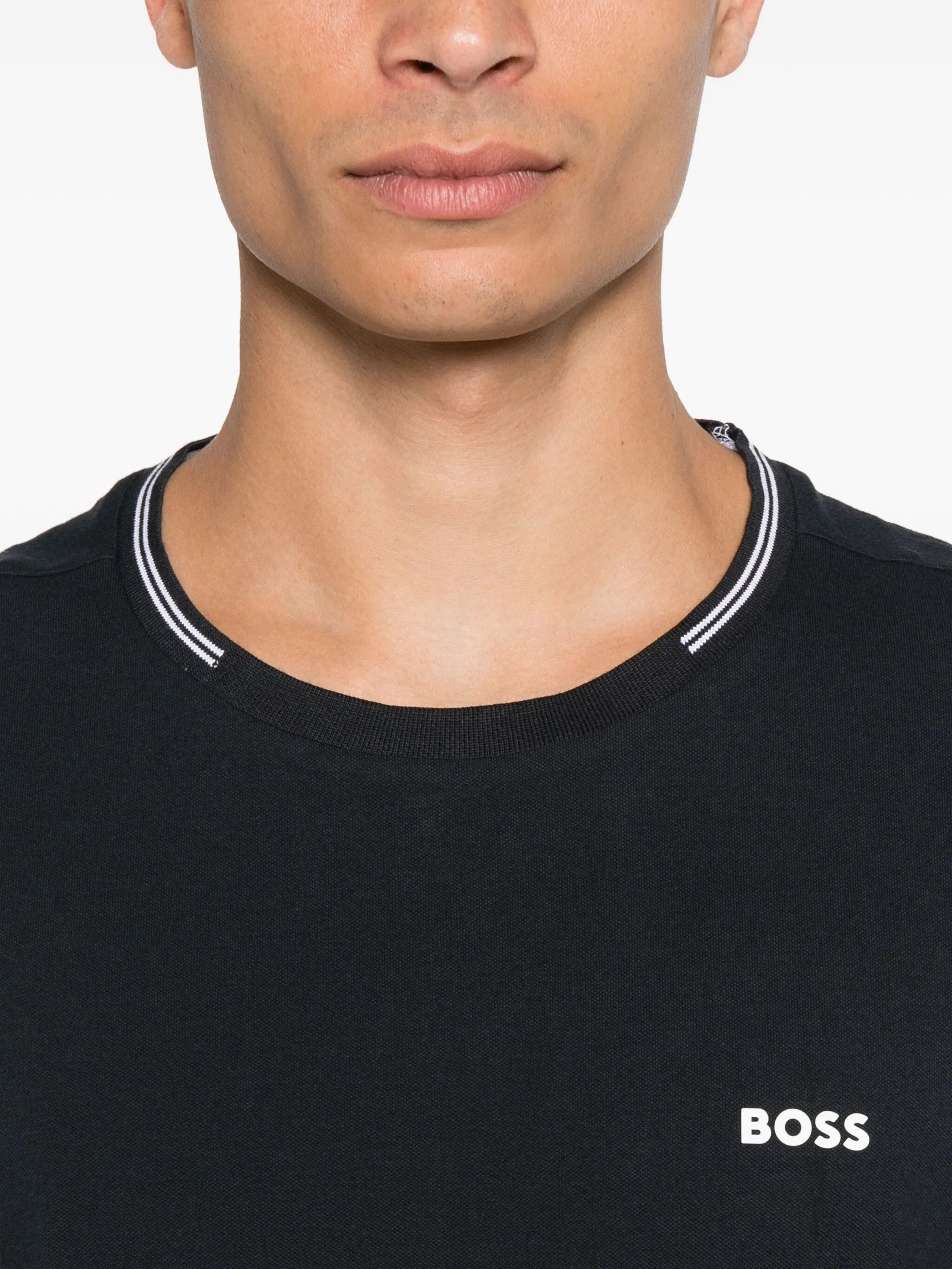 Boss Tipped Crew-neck T-shirt - 3