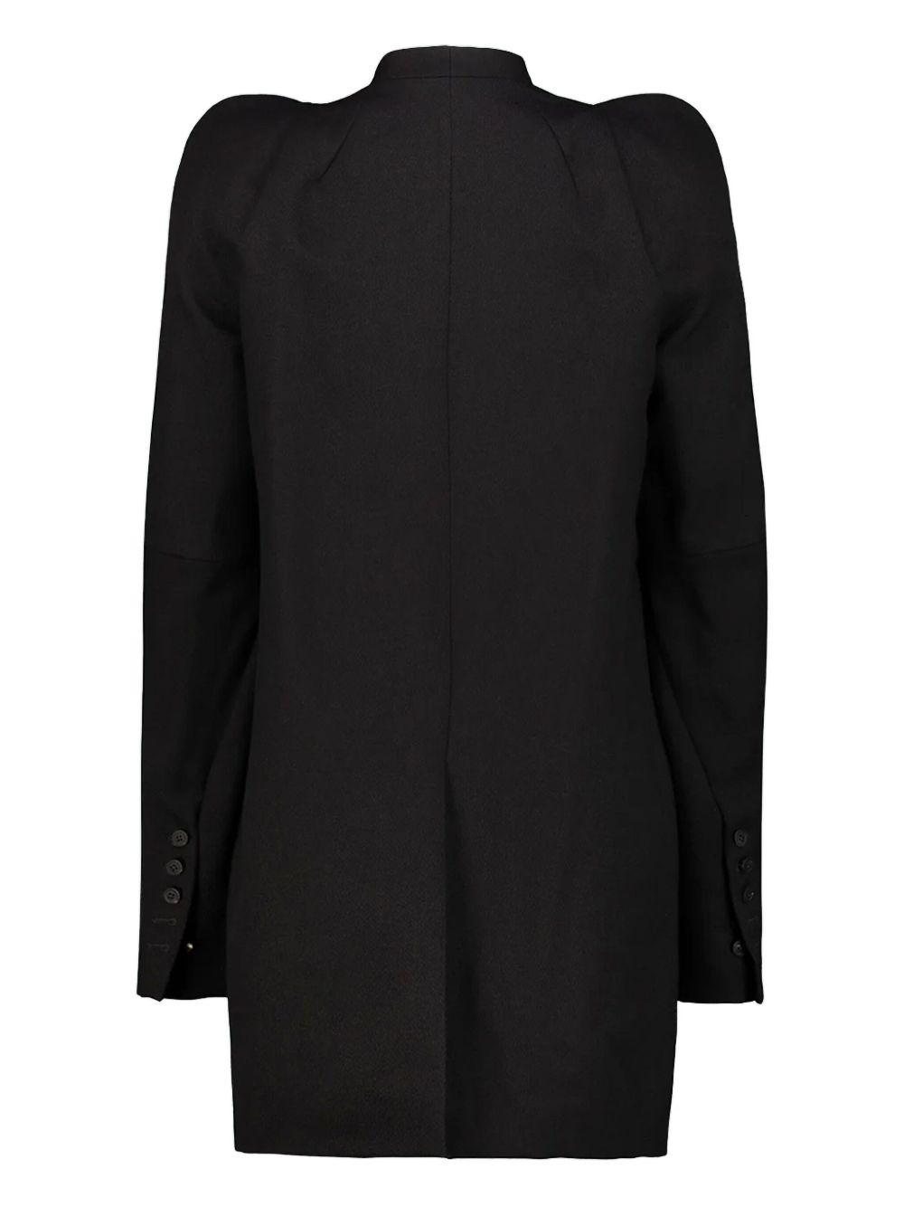 puffed-shoulder two-button jacket - 2
