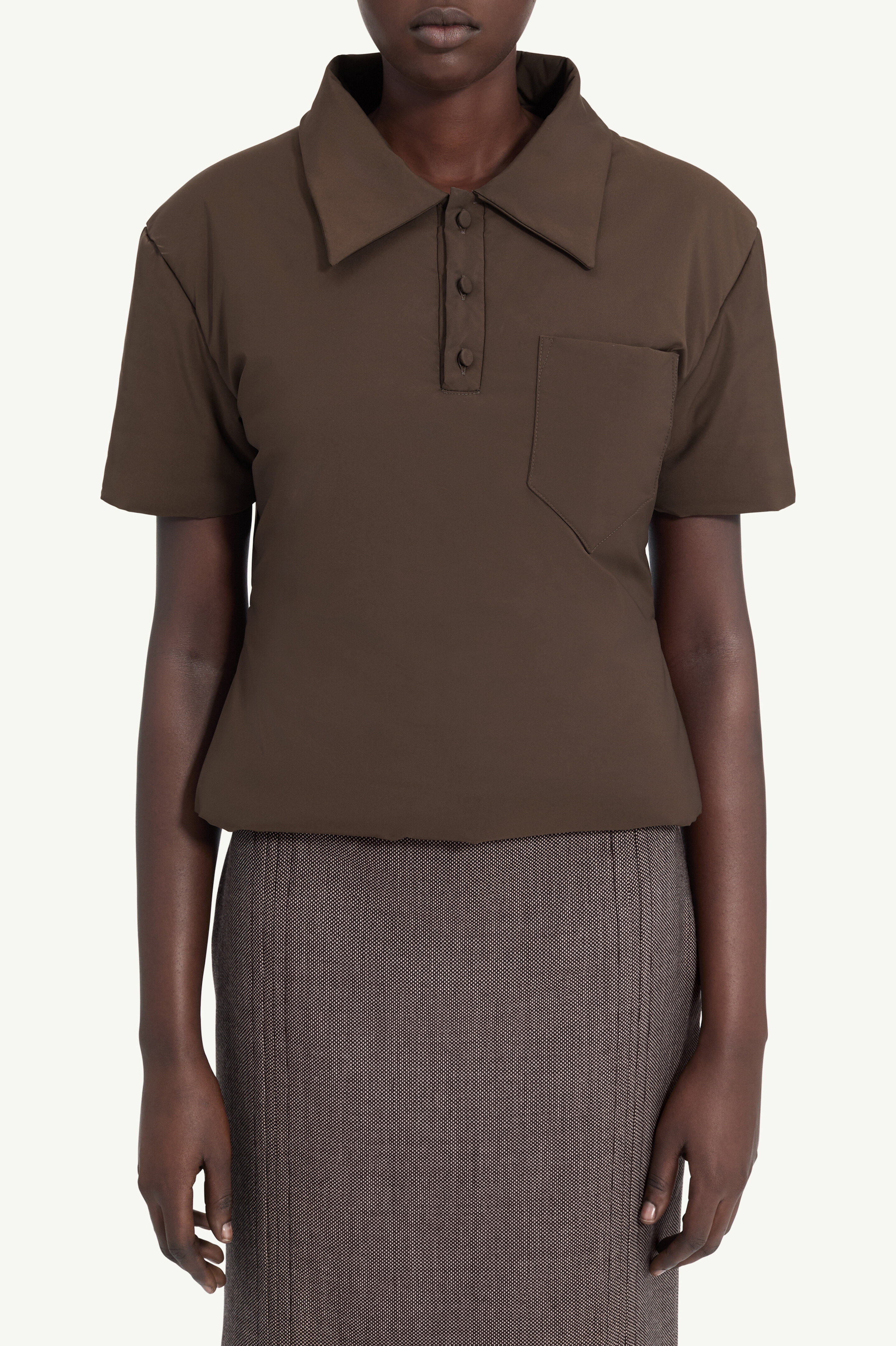 Padded polo top - 5