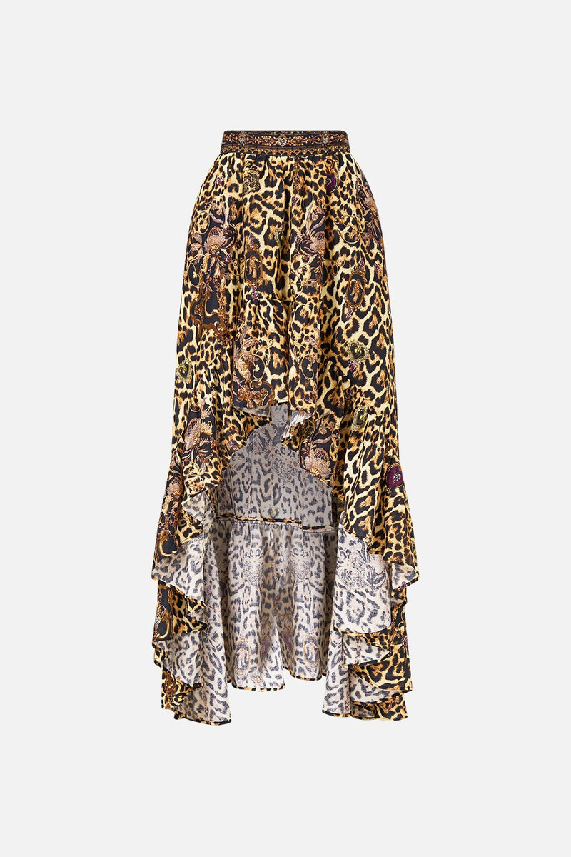 HIGH LOW RUFFLE SKIRT 1