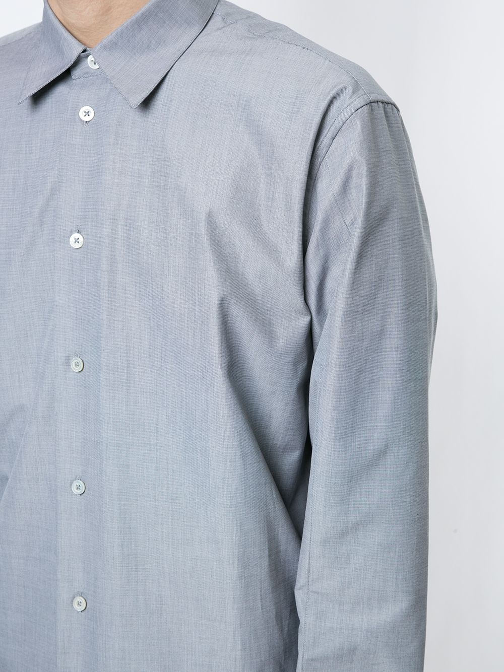 button-up cotton shirt - 5