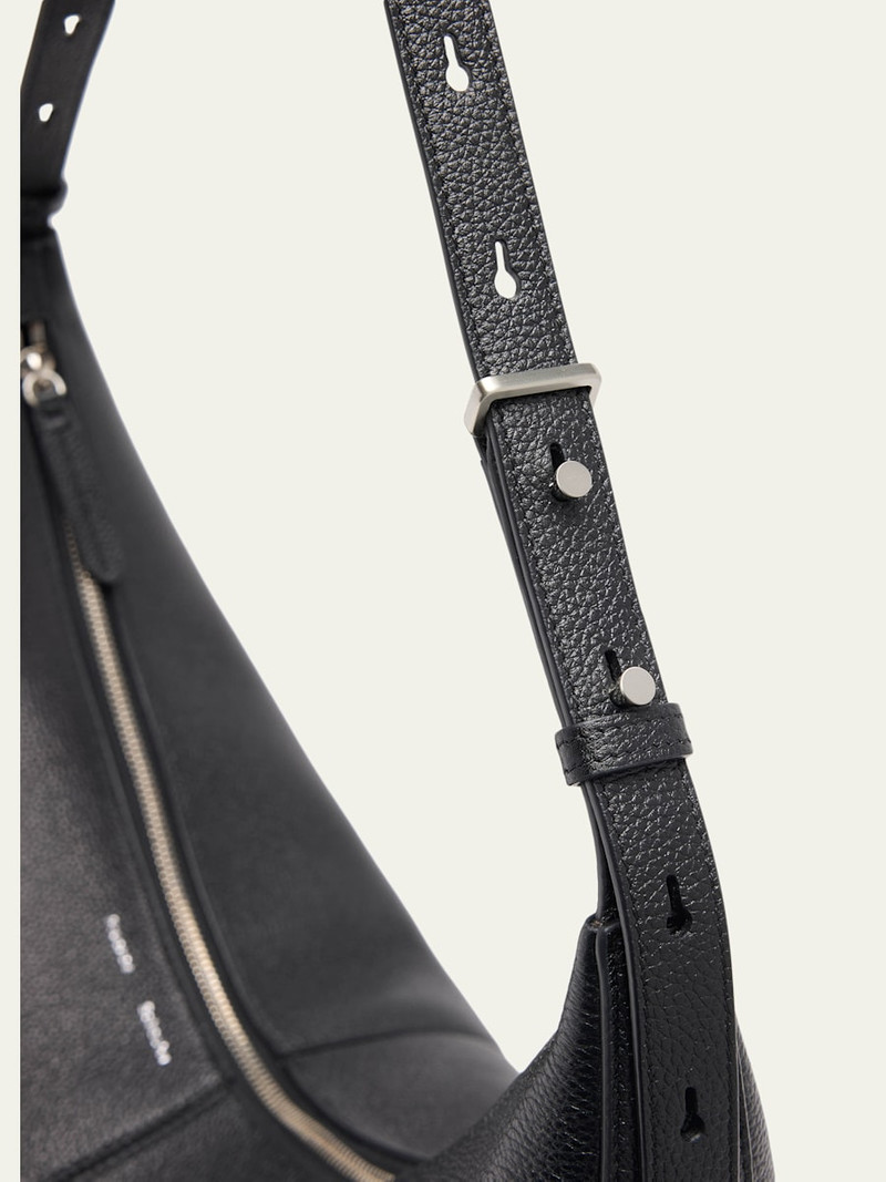 Proenza Schouler Slide Crescent Pebble Leather Hobo Bag outlook