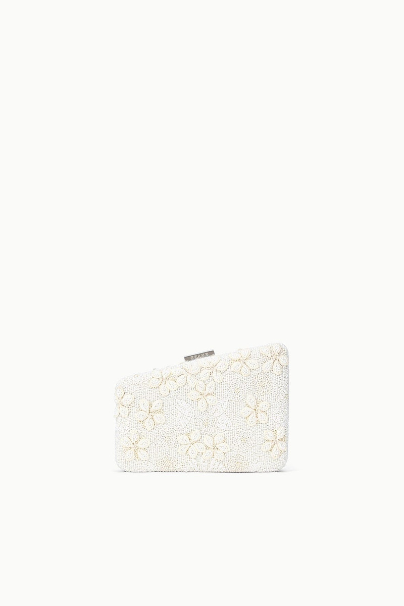 STAUD STAUD CARMELLA BEADED CLUTCH GARDEN PARTY outlook