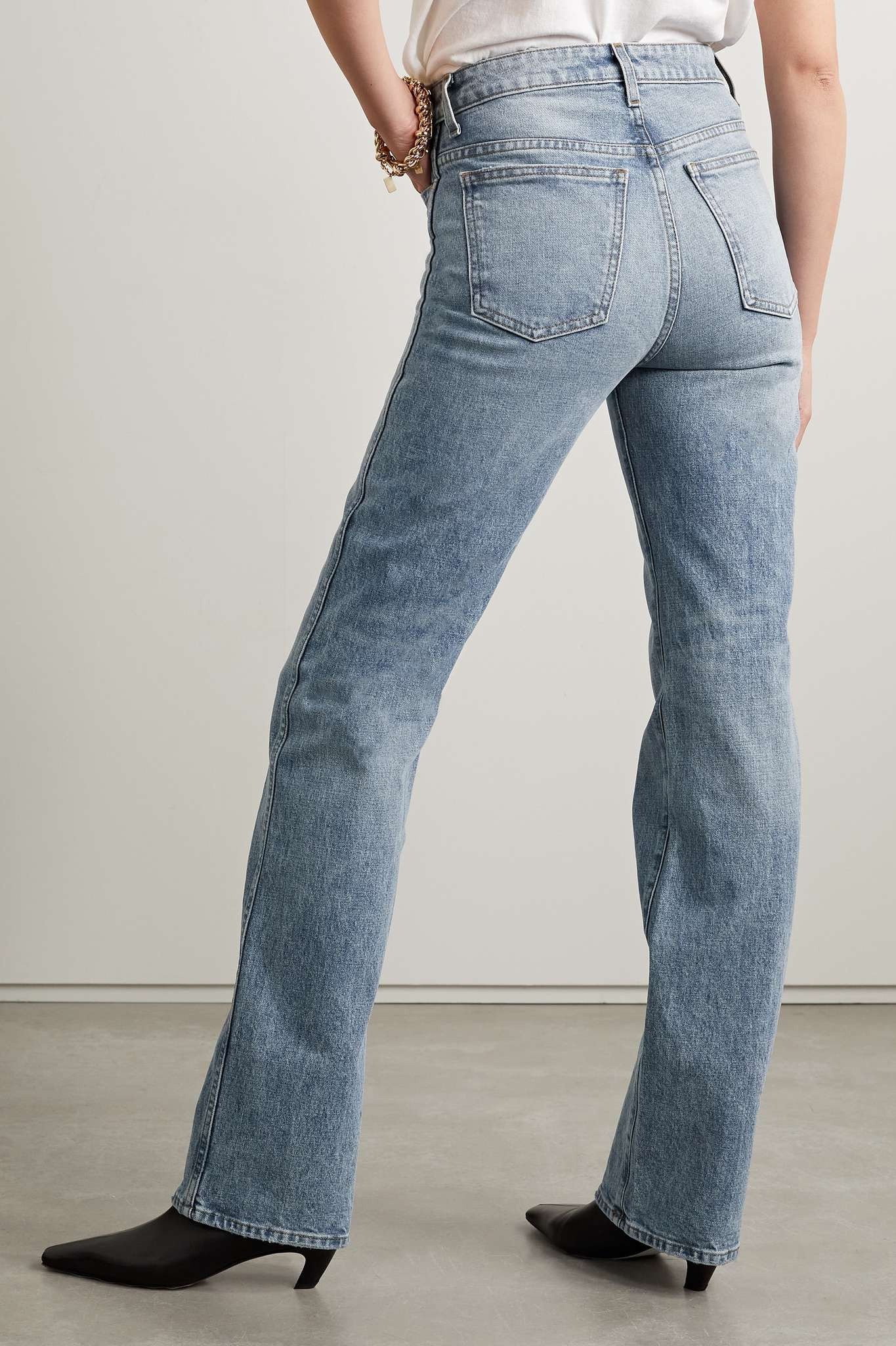 Danielle high-rise straight-leg jeans - 4