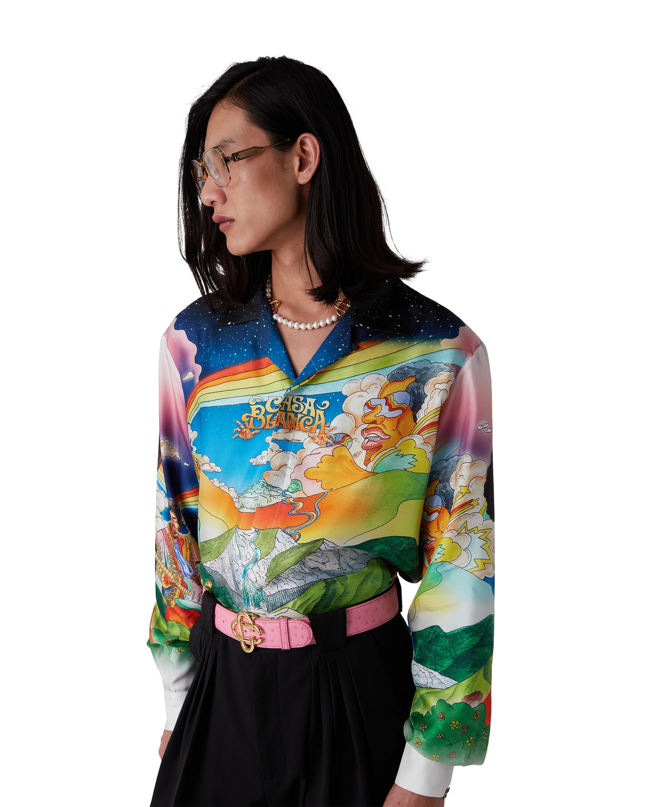 La Musique Silk Shirt | Casablanca Paris - 9