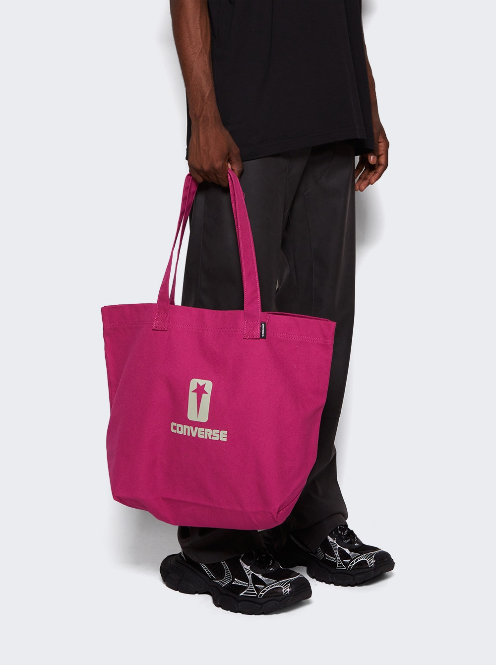 X Converse Tote Hot Pink - 4