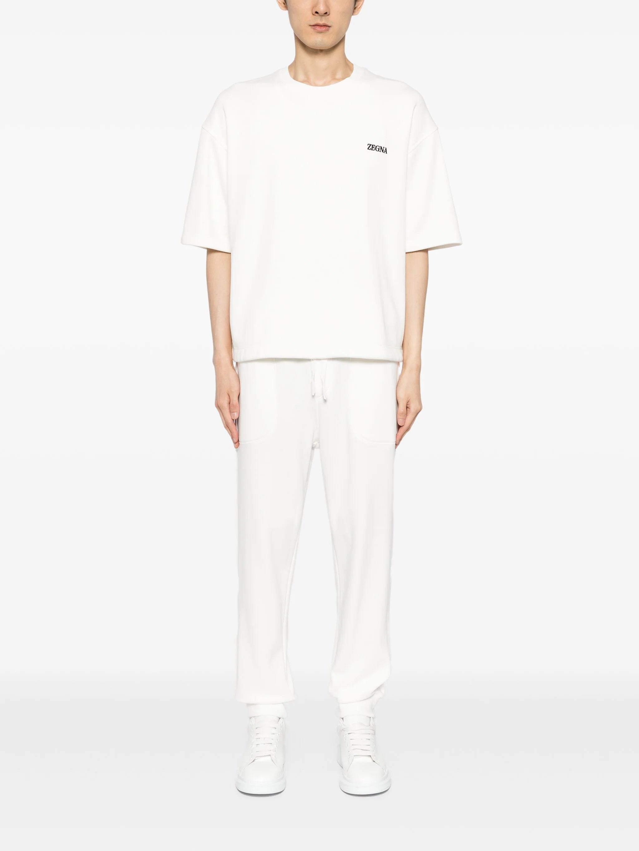 LOGO-EMBROIDERED TRACK PANTS - 2