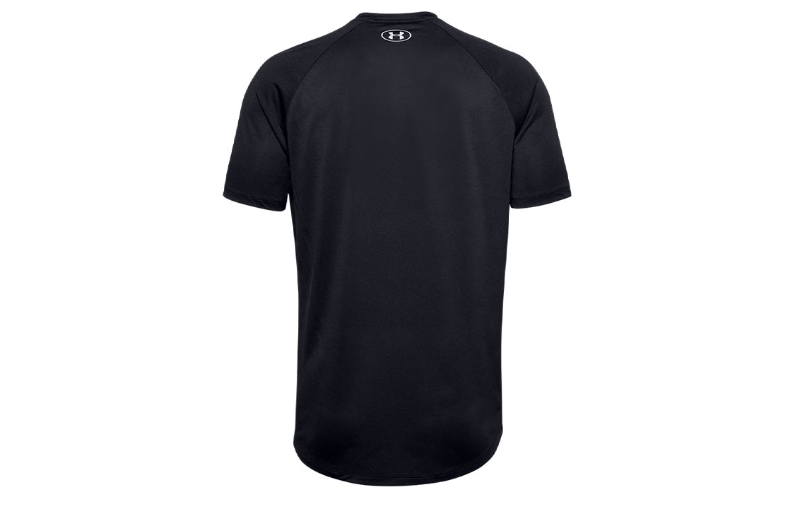 Under Armour Big Logo Tech Short Sleeve T-Shirt 'Black Grey' 1357234-001 - 2