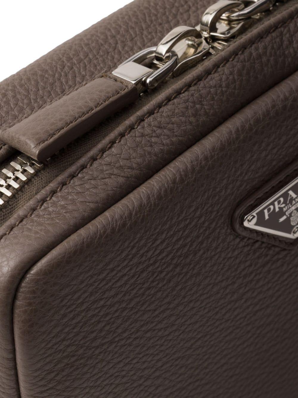 Brique Saffiano leather bag - 6