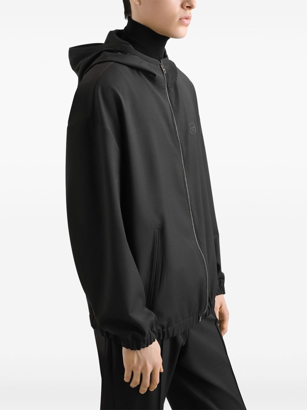 appliqué lightweight jacket - 5