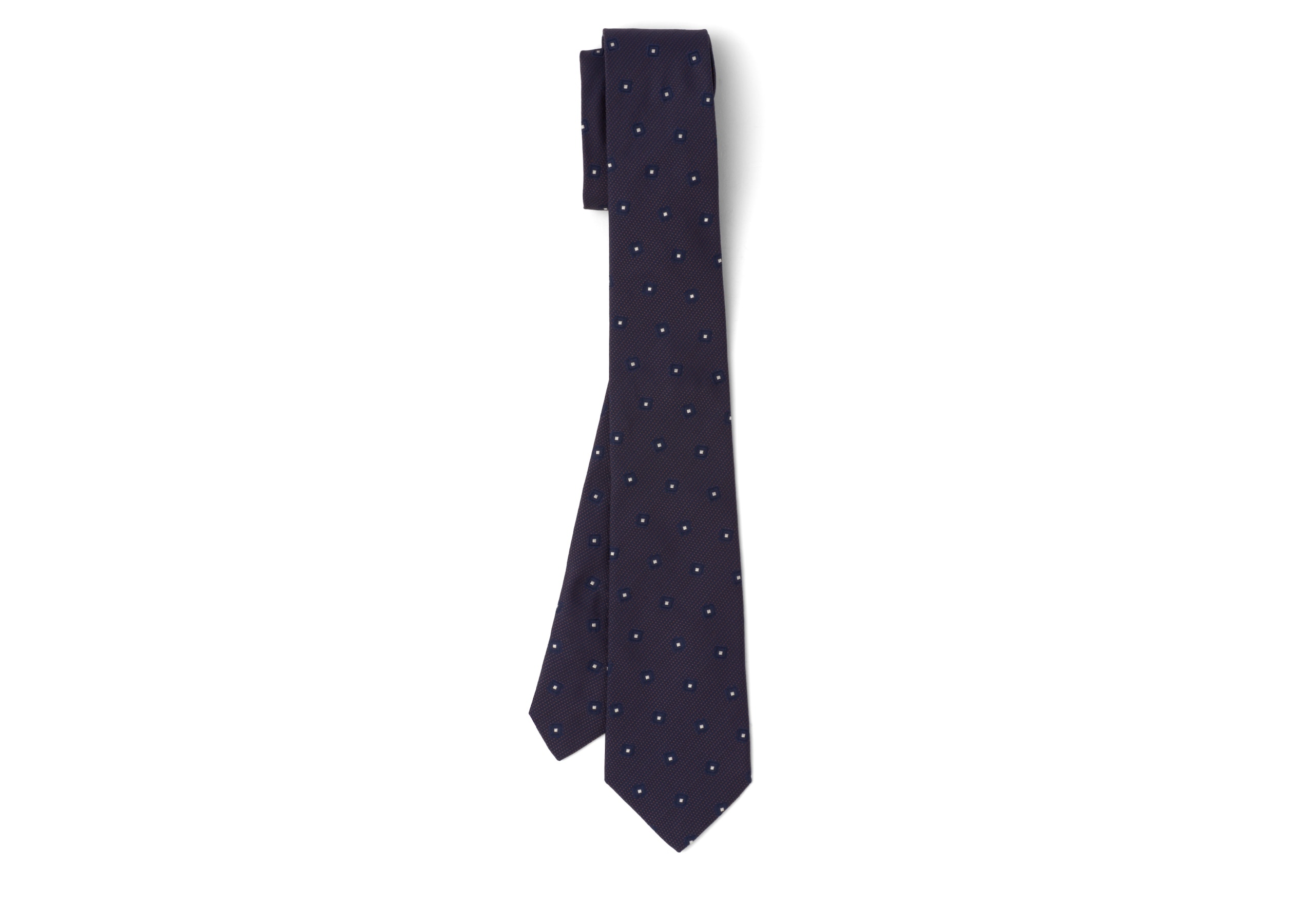 Diamond motif tie
Diamond Motif Tie Brown - 1