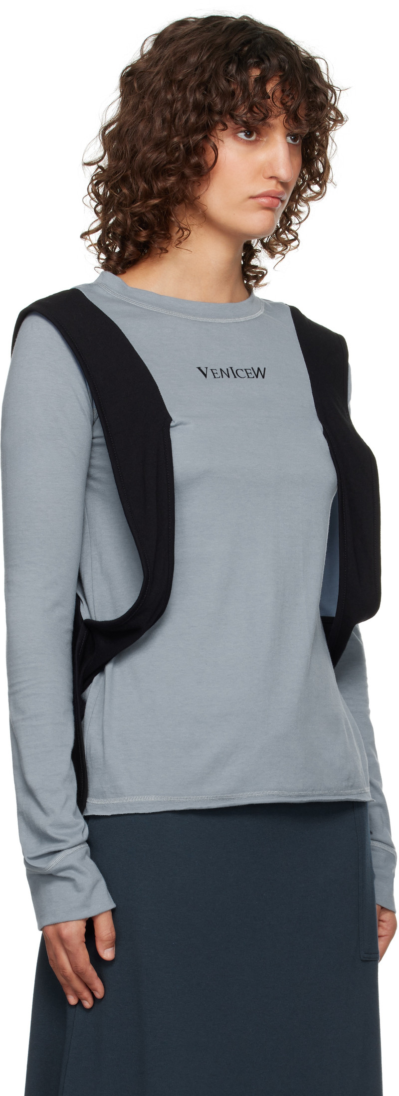 VeniceW Blue Backpack T-shirt outlook
