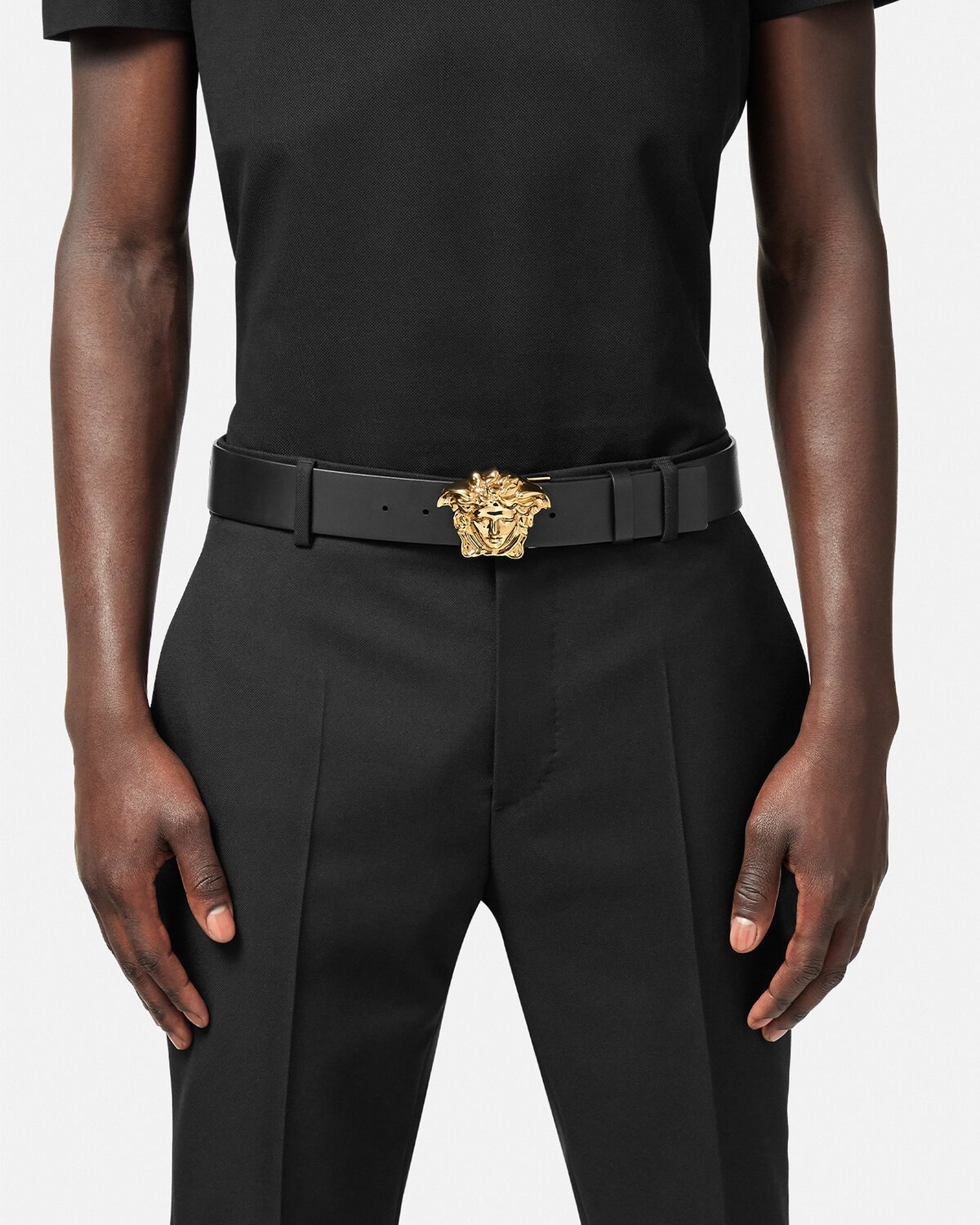 Tiger La Medusa Leather Belt - 4