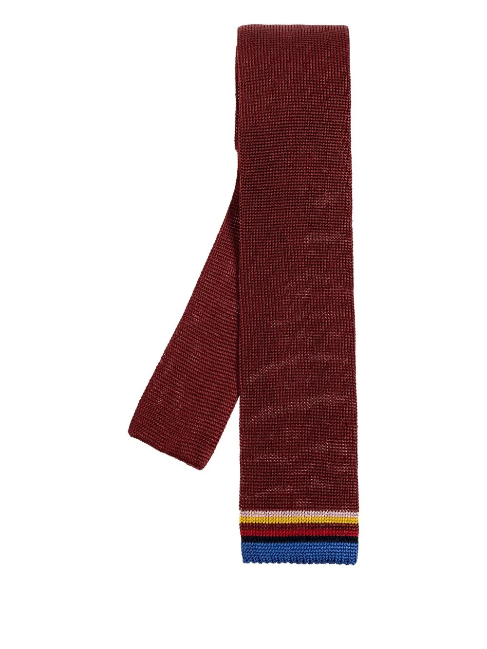 striped silk tie - 1