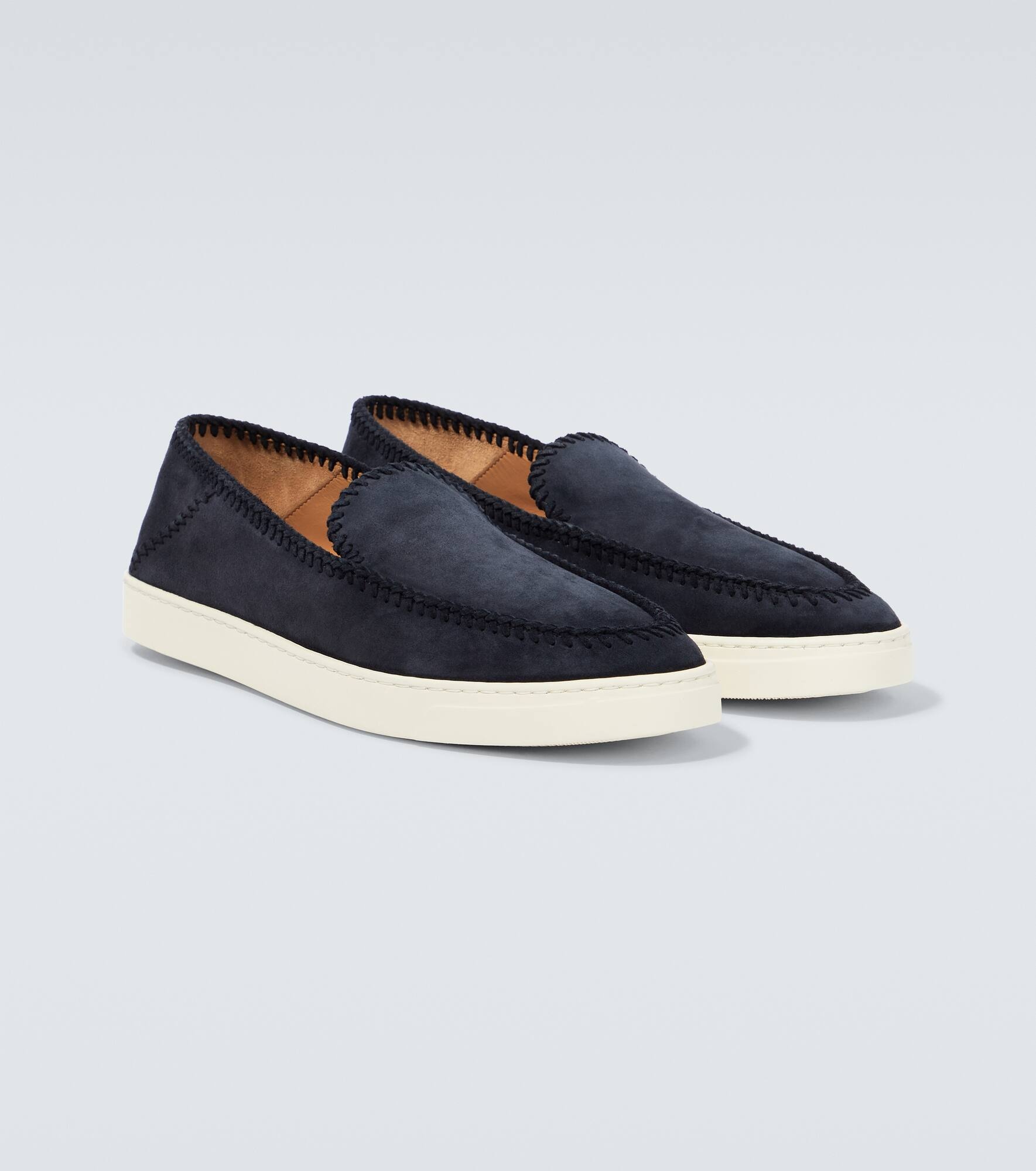 Divo slip-on suede loafers - 5
