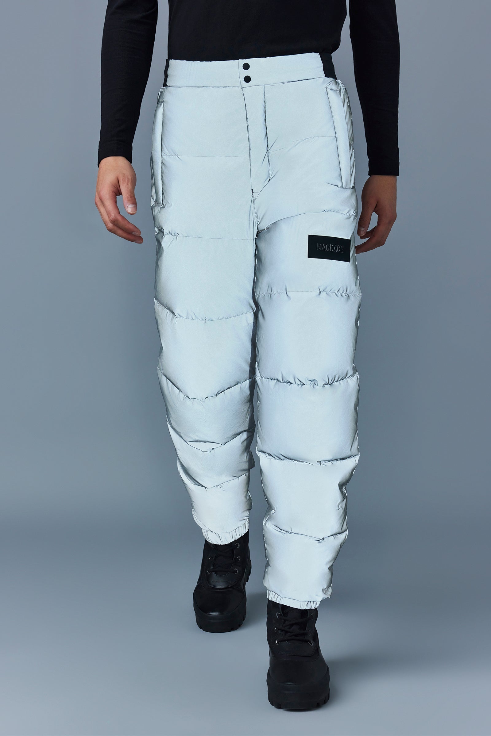 NELSON-RF Reflective down quilted ski pants - 7