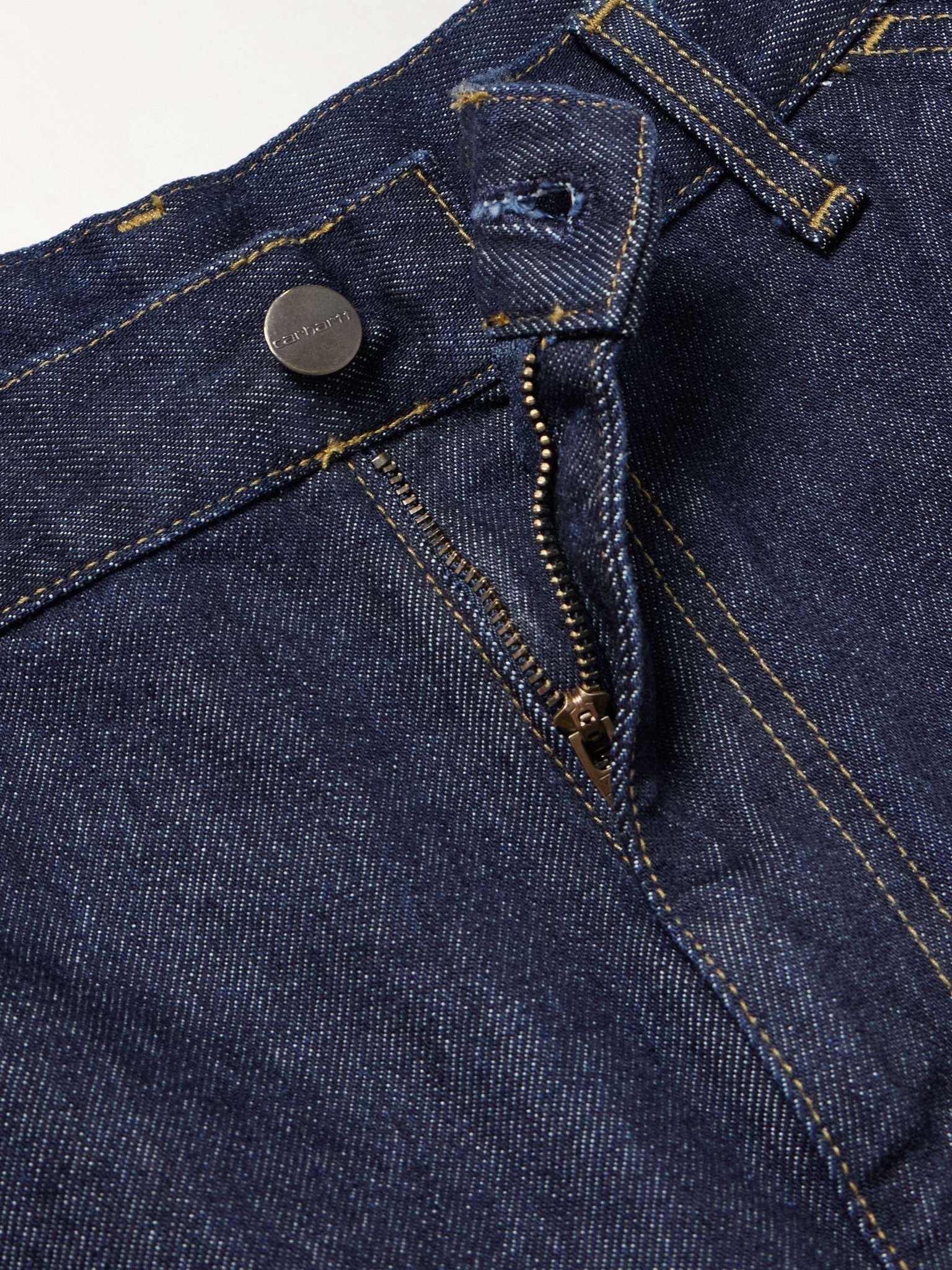 Double Knee Straight-Leg Panelled Jeans - 6