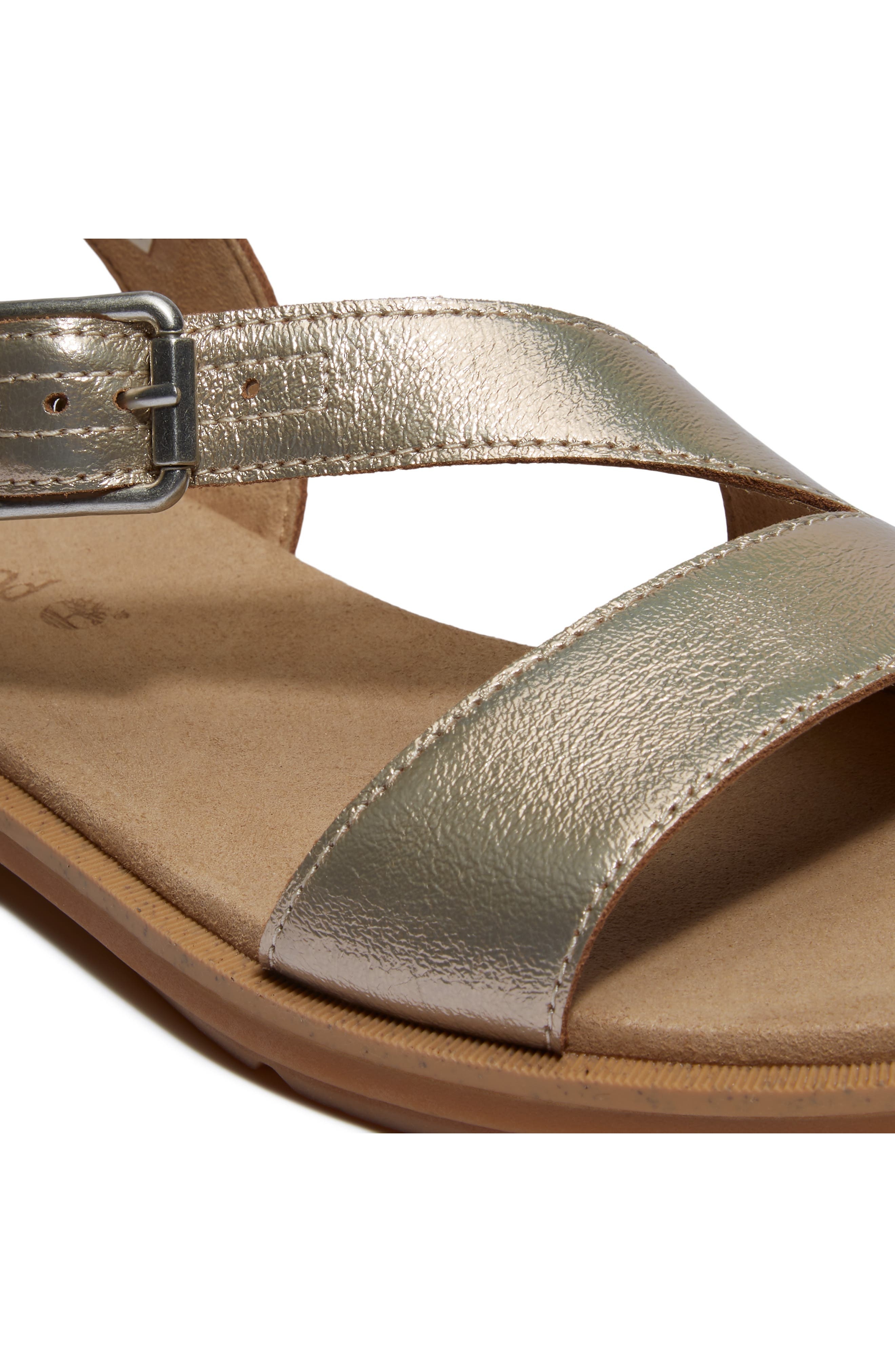 Timberland Calista Bay Sandal in Gold Metallic at Nordstrom - 8