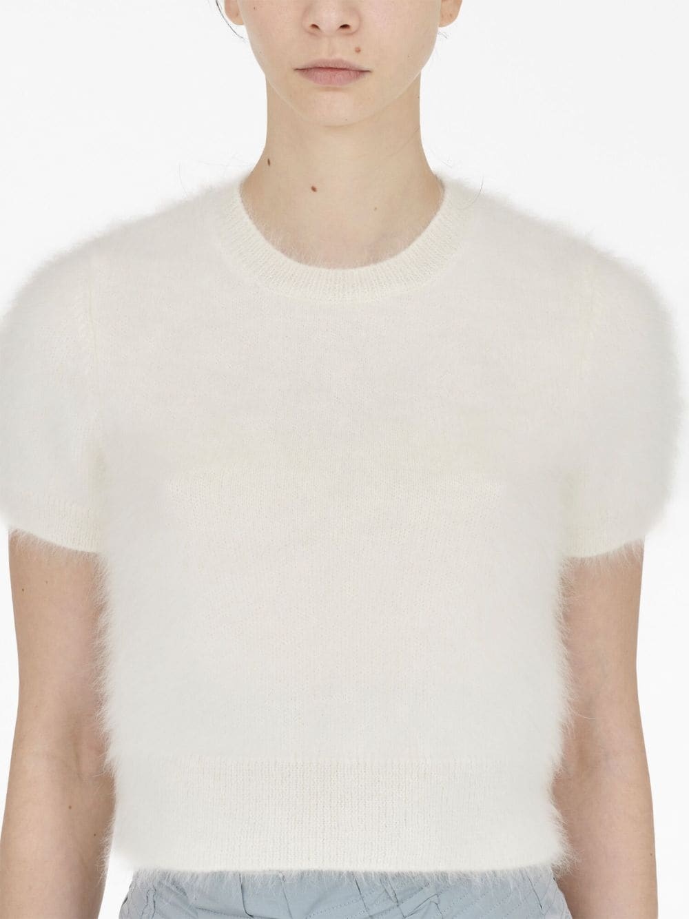 brushed ribbed T-shirt - 6