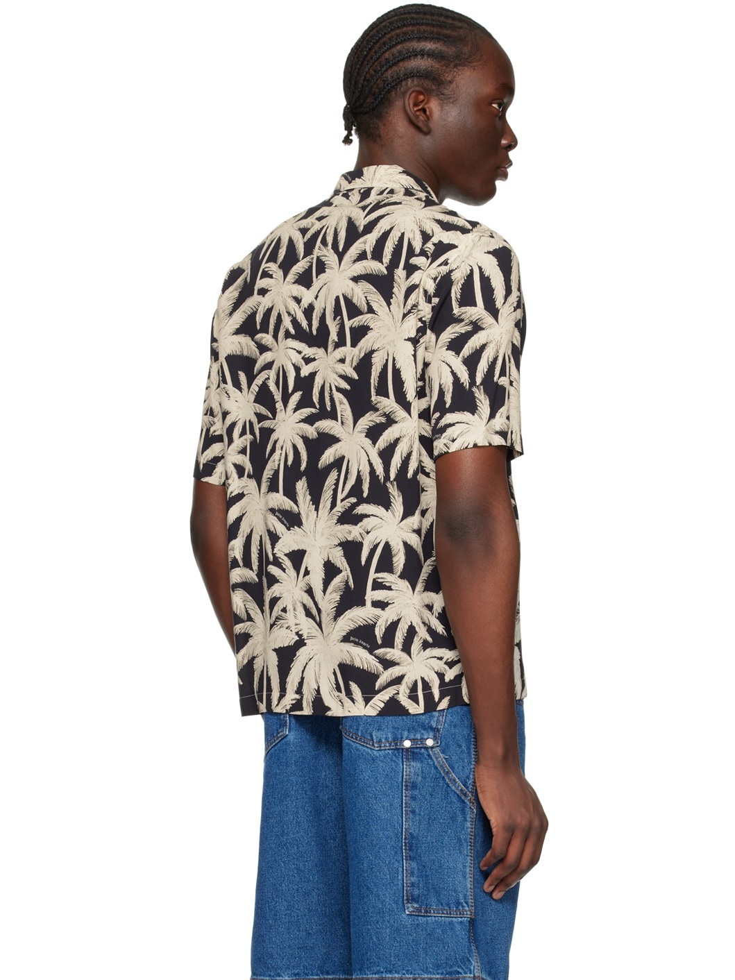 Black Palms Allover Shirt - 3