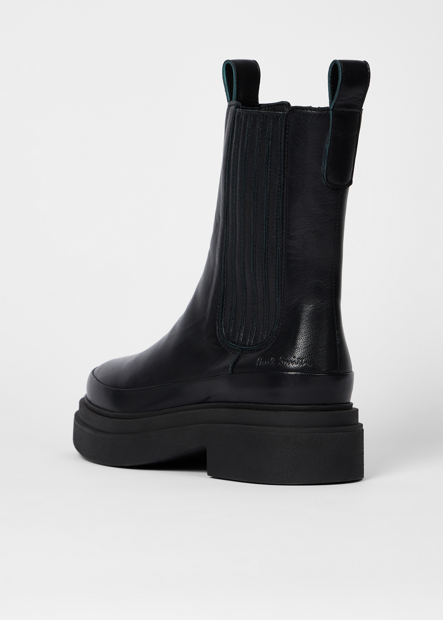 Women's Black Leather 'Dalias' Chelsea Boots - 3