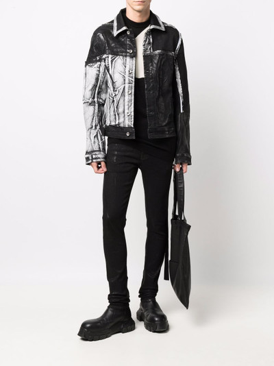 Rick Owens DRKSHDW super skinny jeans outlook