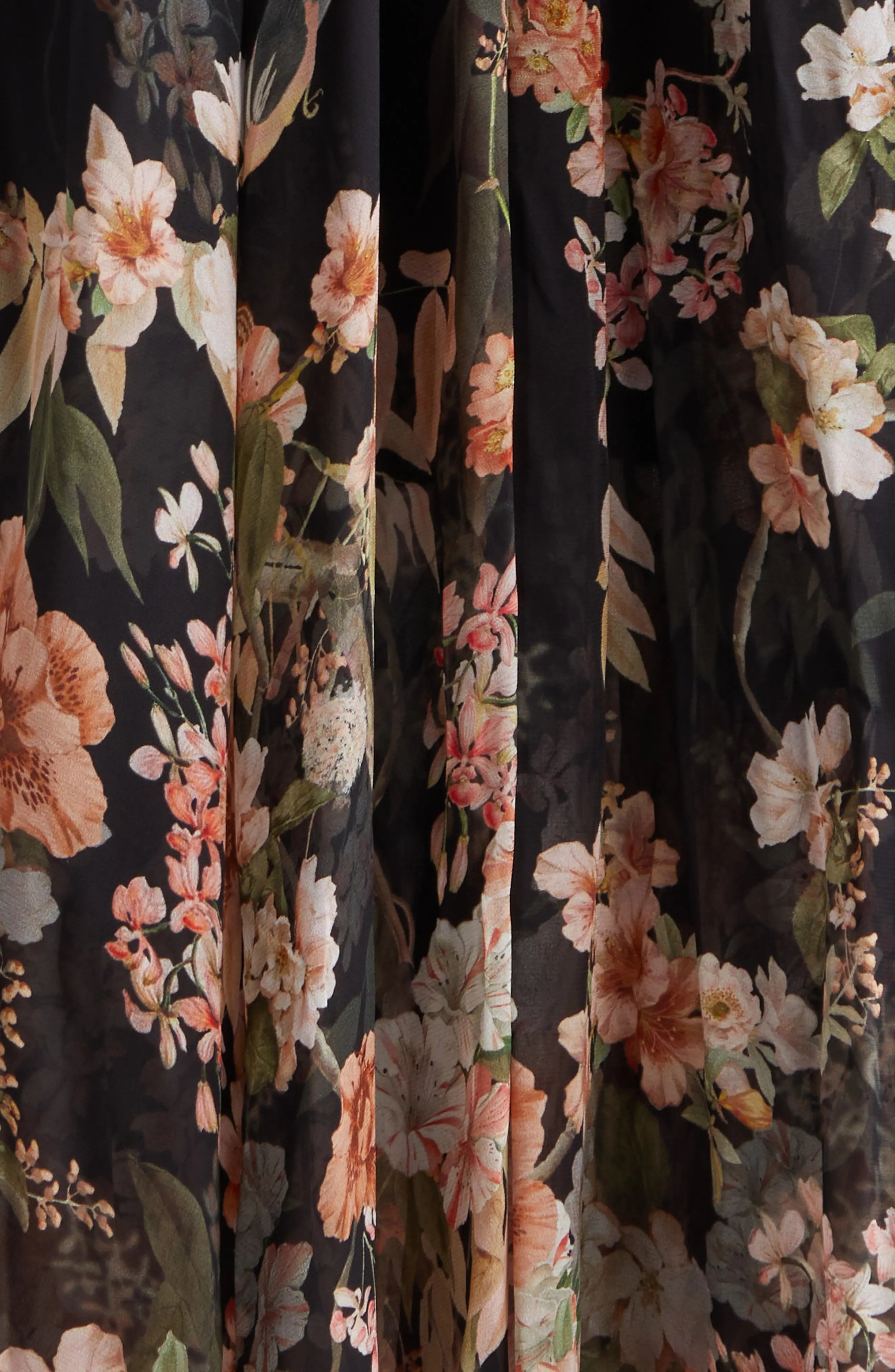 Natura Floral Print Long Sleeve Maxi Dress - 6