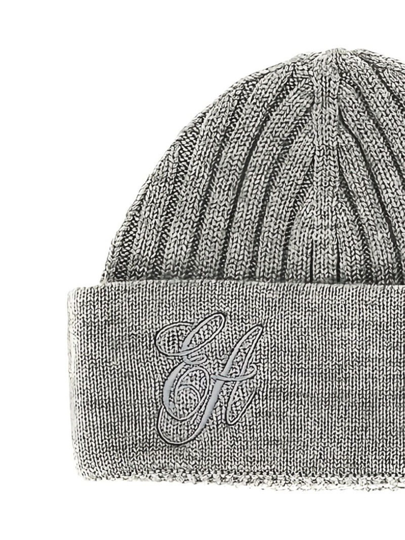EMPORIO ARMANI logo-embroidered beanie hat outlook