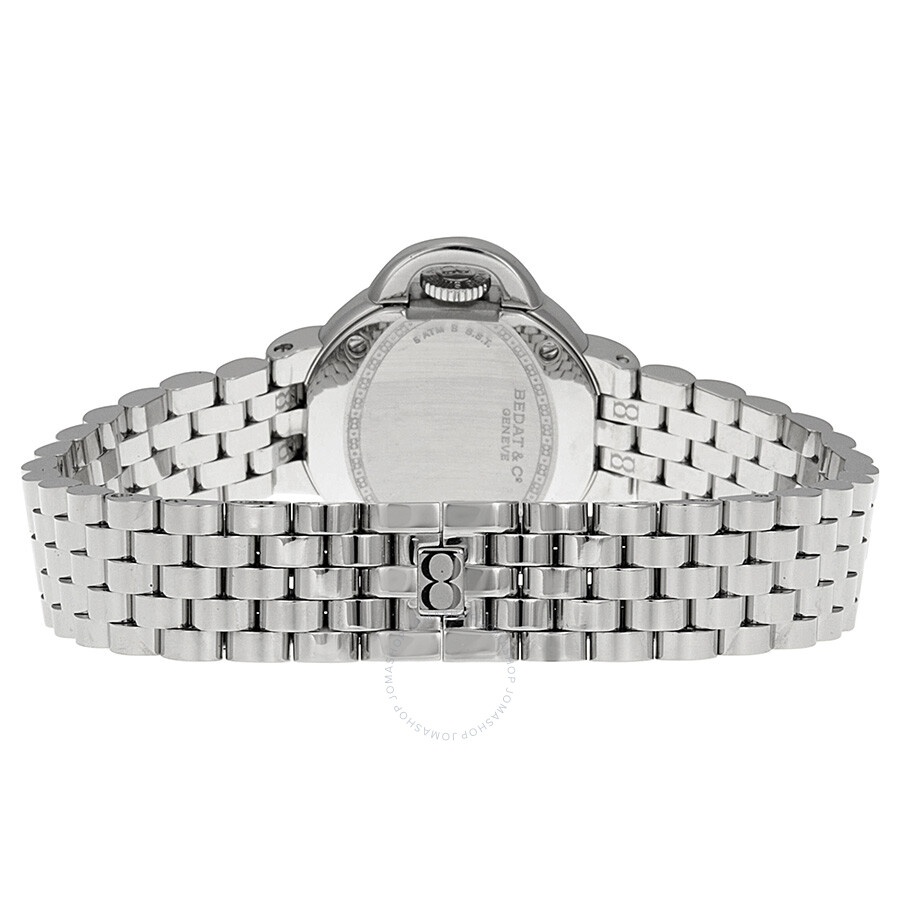 Bedat - Bedat No. 8 Silver Dial Stainless Steel Diamond Ladies Watch 827.041.600 - 3