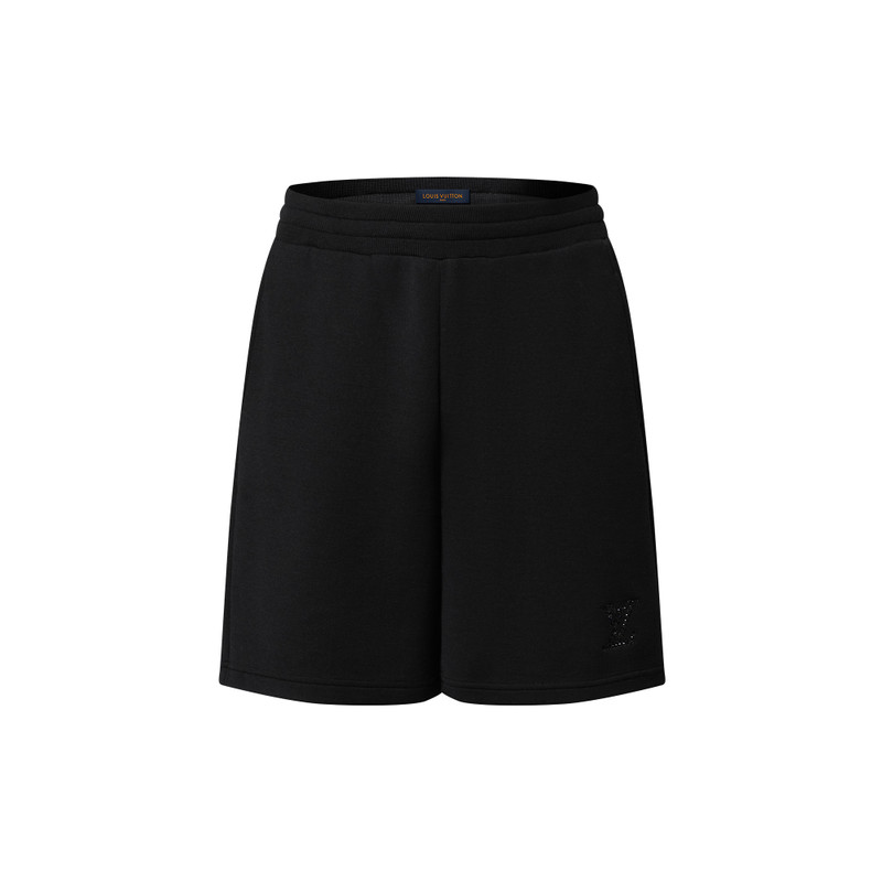 LV Embellished Jersey Shorts 1