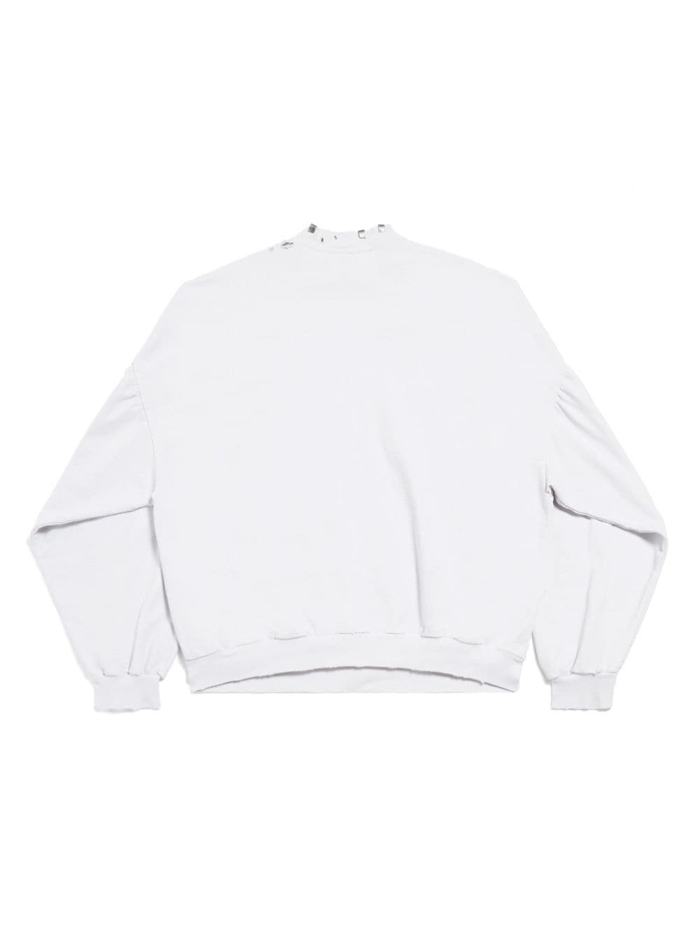 crew-neck cotton sweatshirt - 5