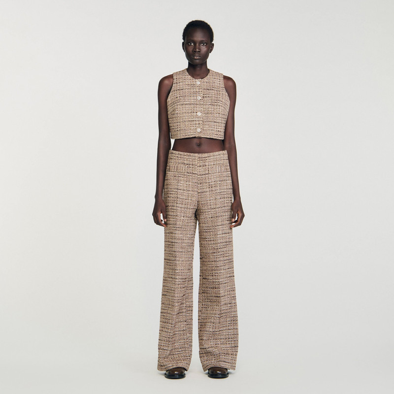 DECORATIVE TWEED TROUSERS 3
