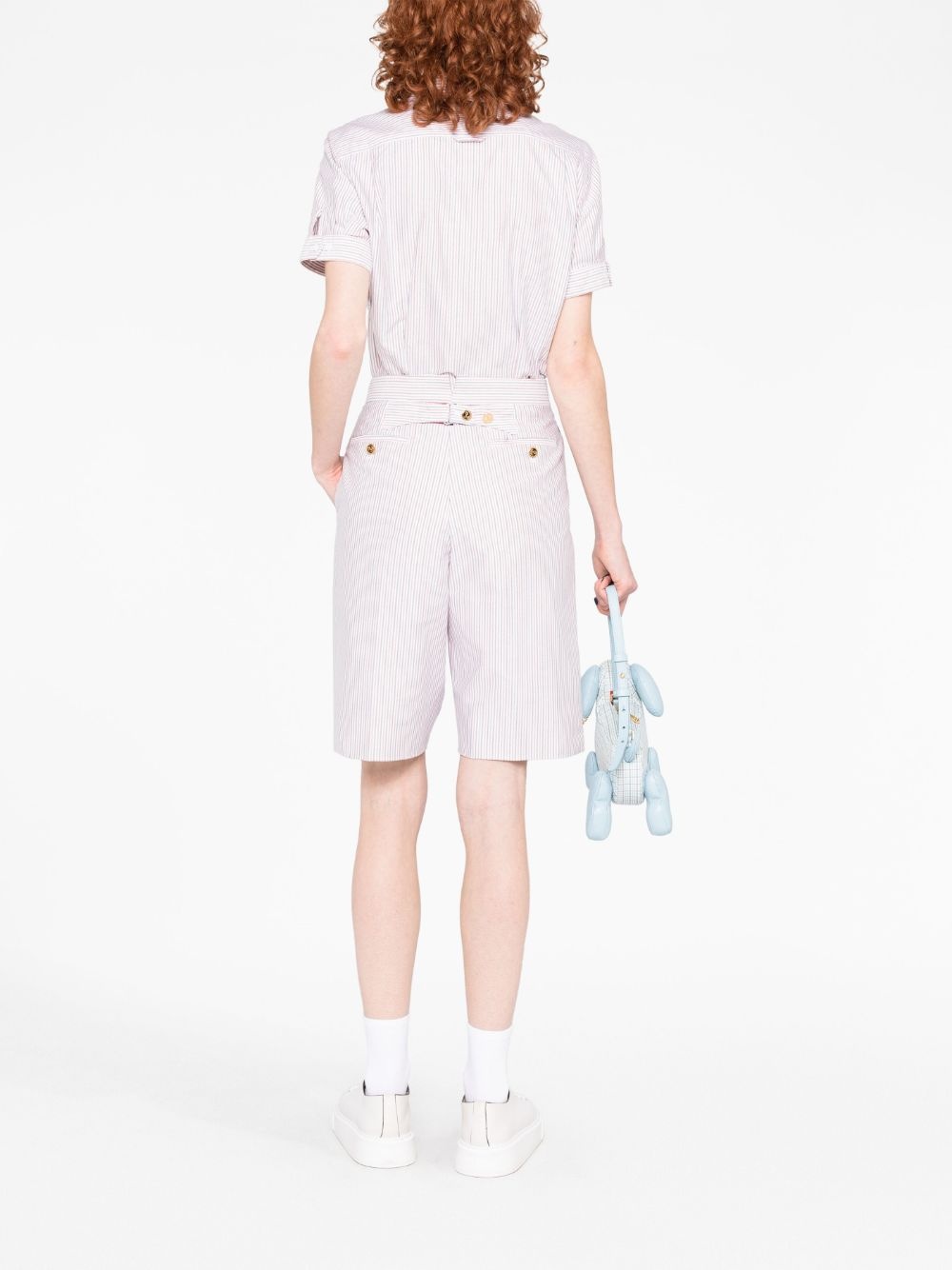 striped bermuda shorts - 6