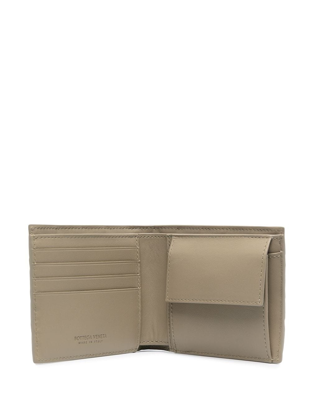 Intrecciato leather bifold wallet - 3