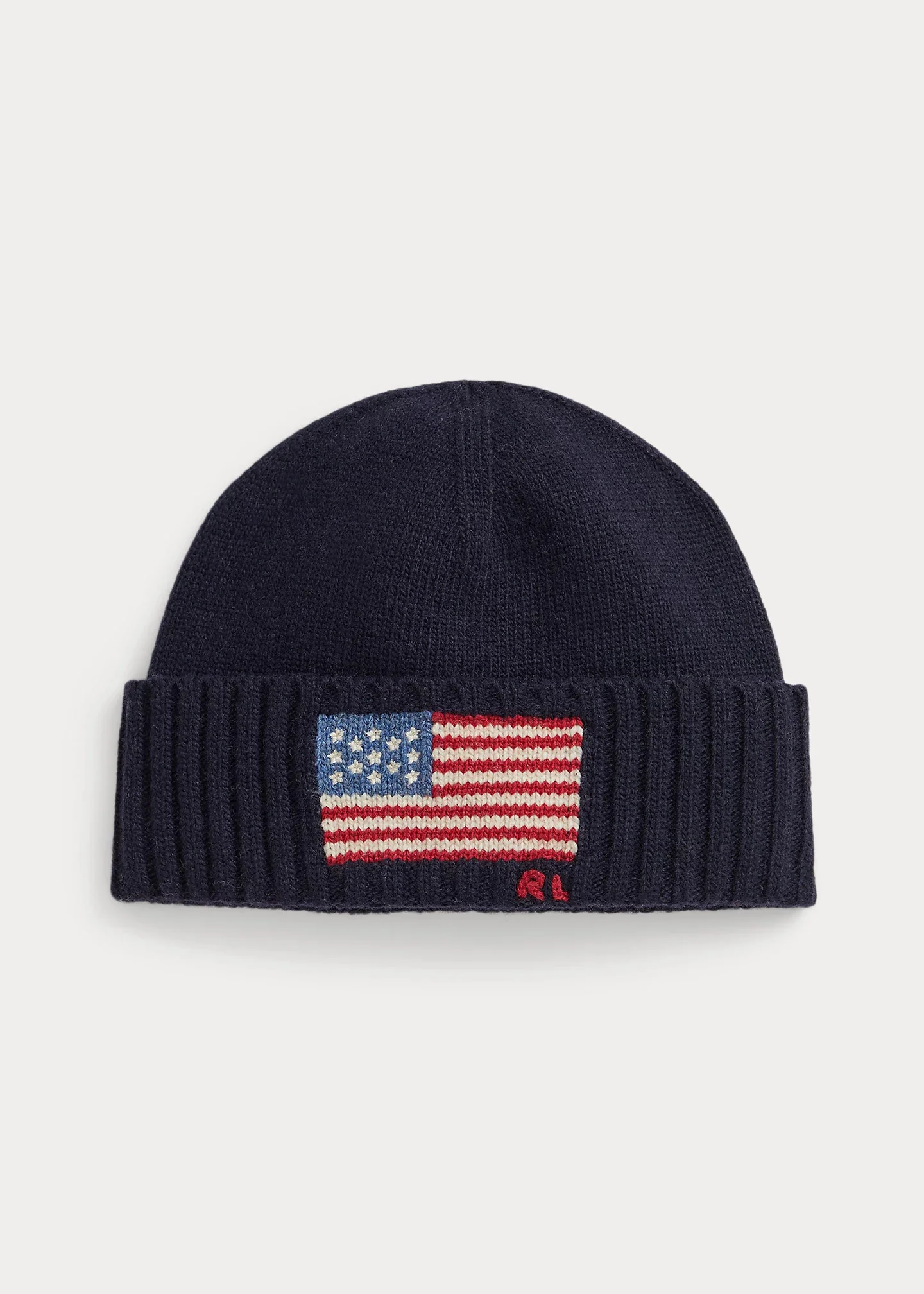 Flag-Intarsia Wool-Blend Beanie - 1