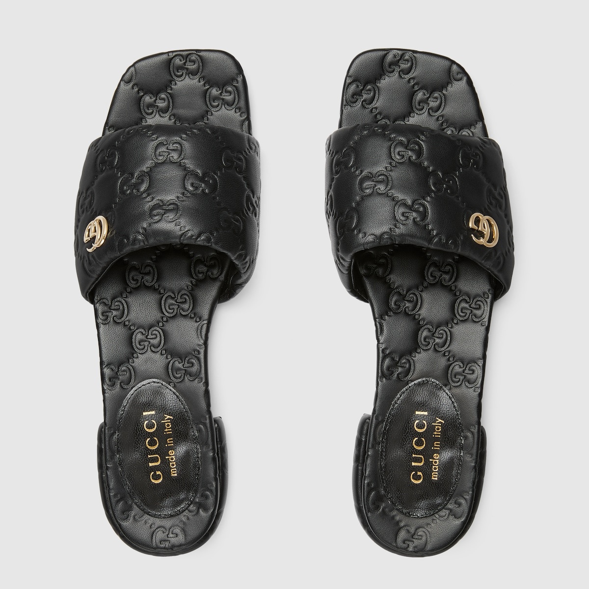 Women's slide sandal with Double G - 5