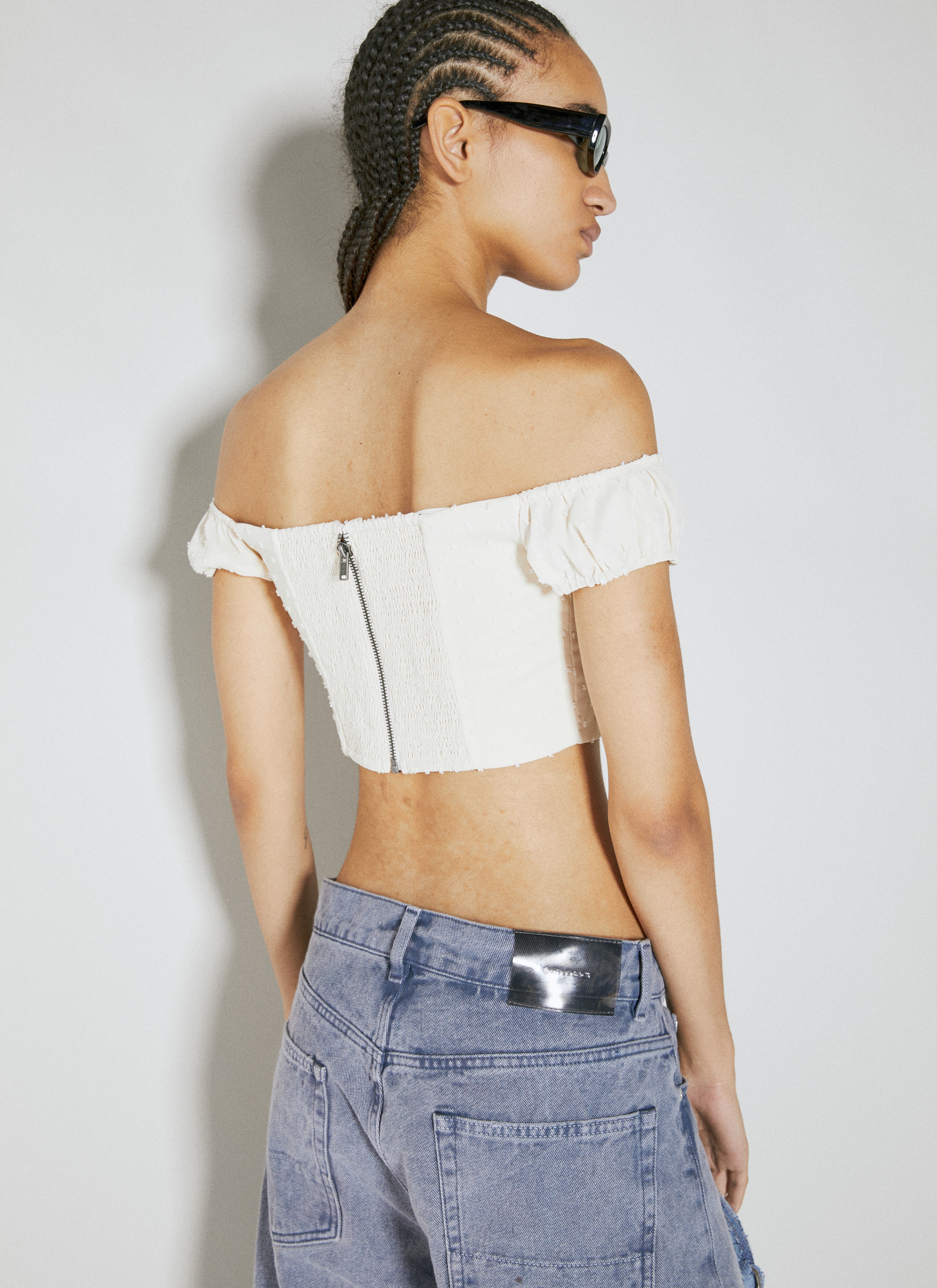 Lace Corset Crop Top - 5