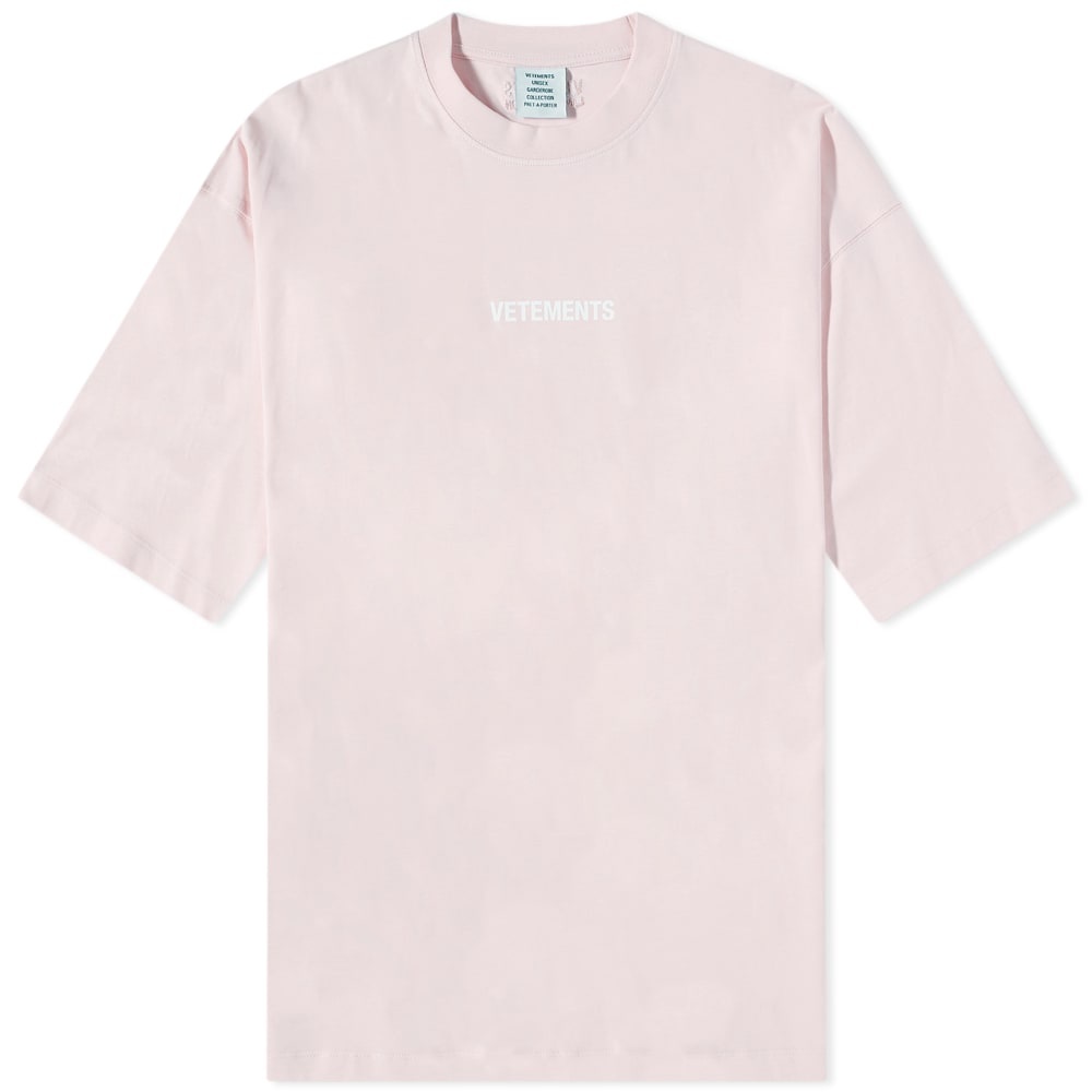 VETEMENTS Logo Label Tee - 1