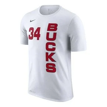 Nike NBA Giannis Antetokounmpo Bucks T-Shirt 'White' AO0903-101 - 1