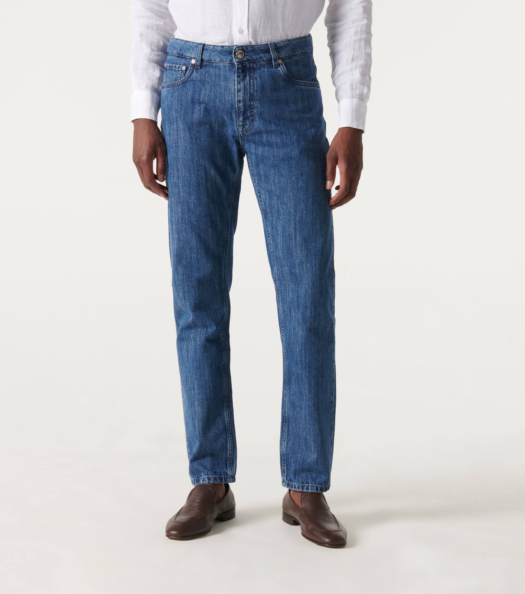 Low-rise straight jeans - 3