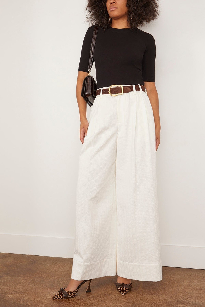 ROSETTA GETTY Cropped Sleeve T-Shirt in Black outlook