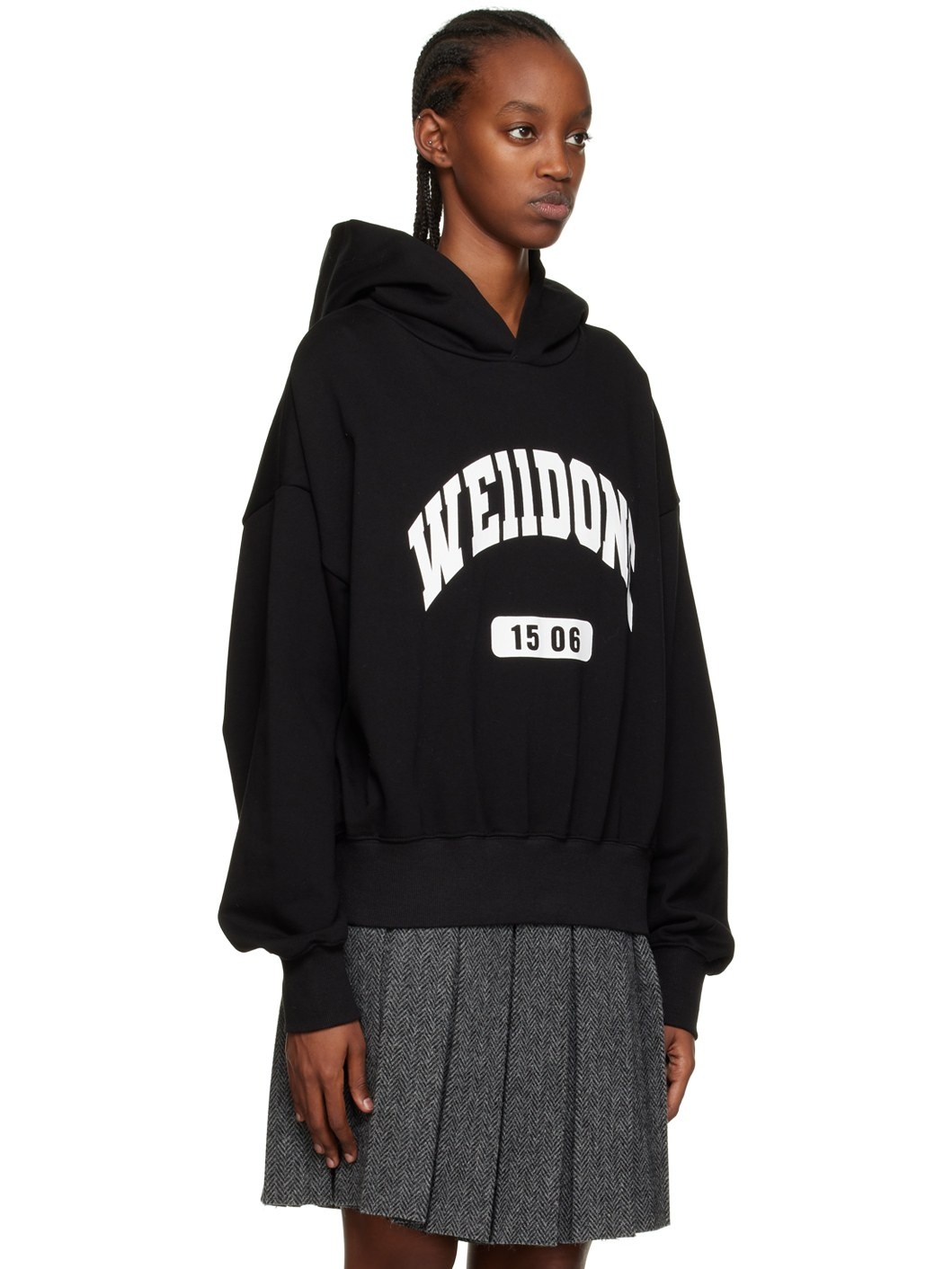 Black Old School Campus Hoodie - 2