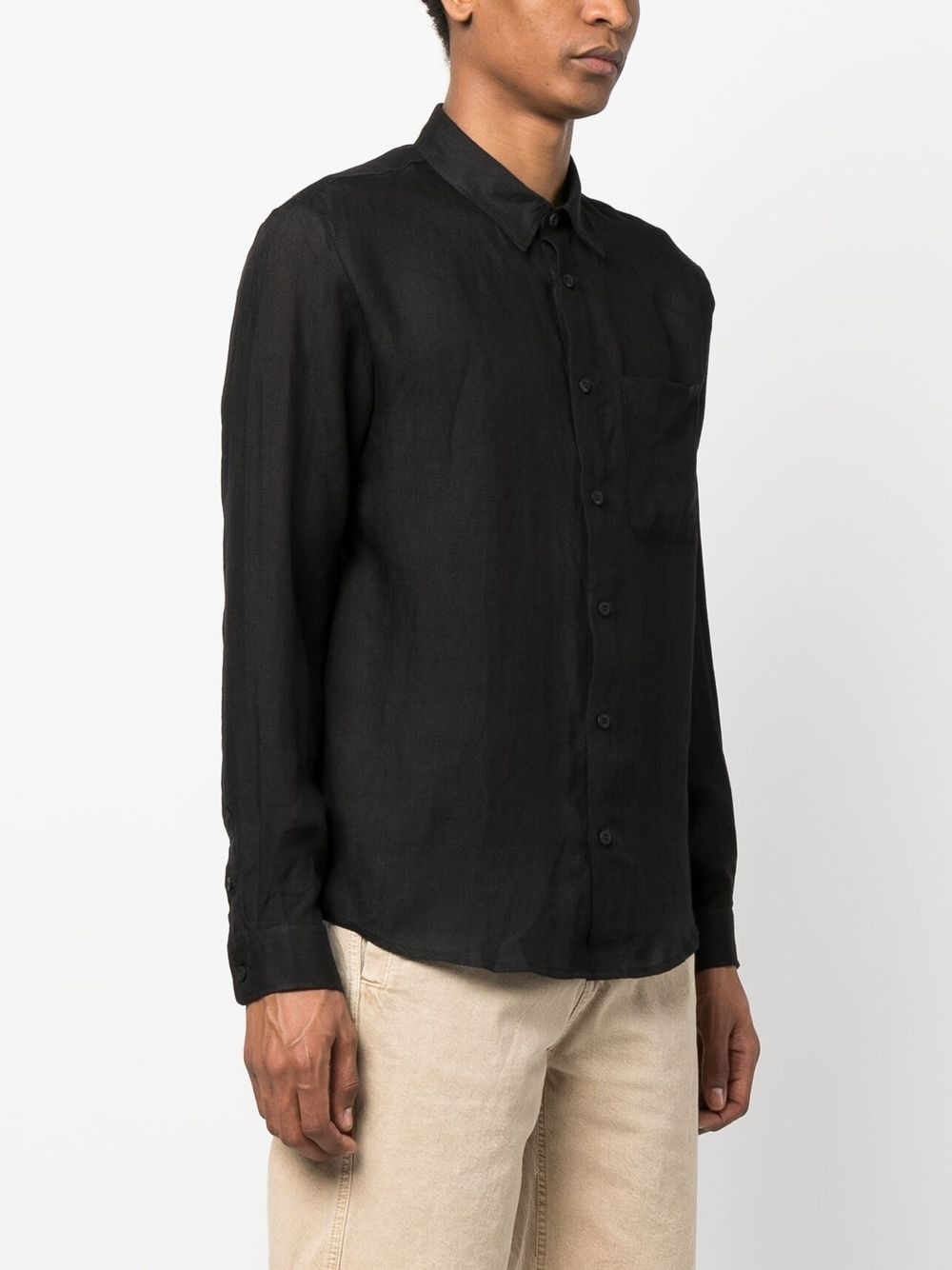classic-shirt linen shirt - 3