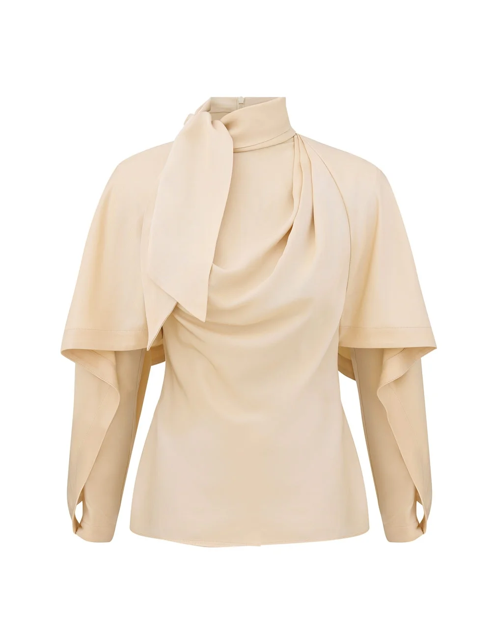 ASCENT DRAPED BLOUSE - 1