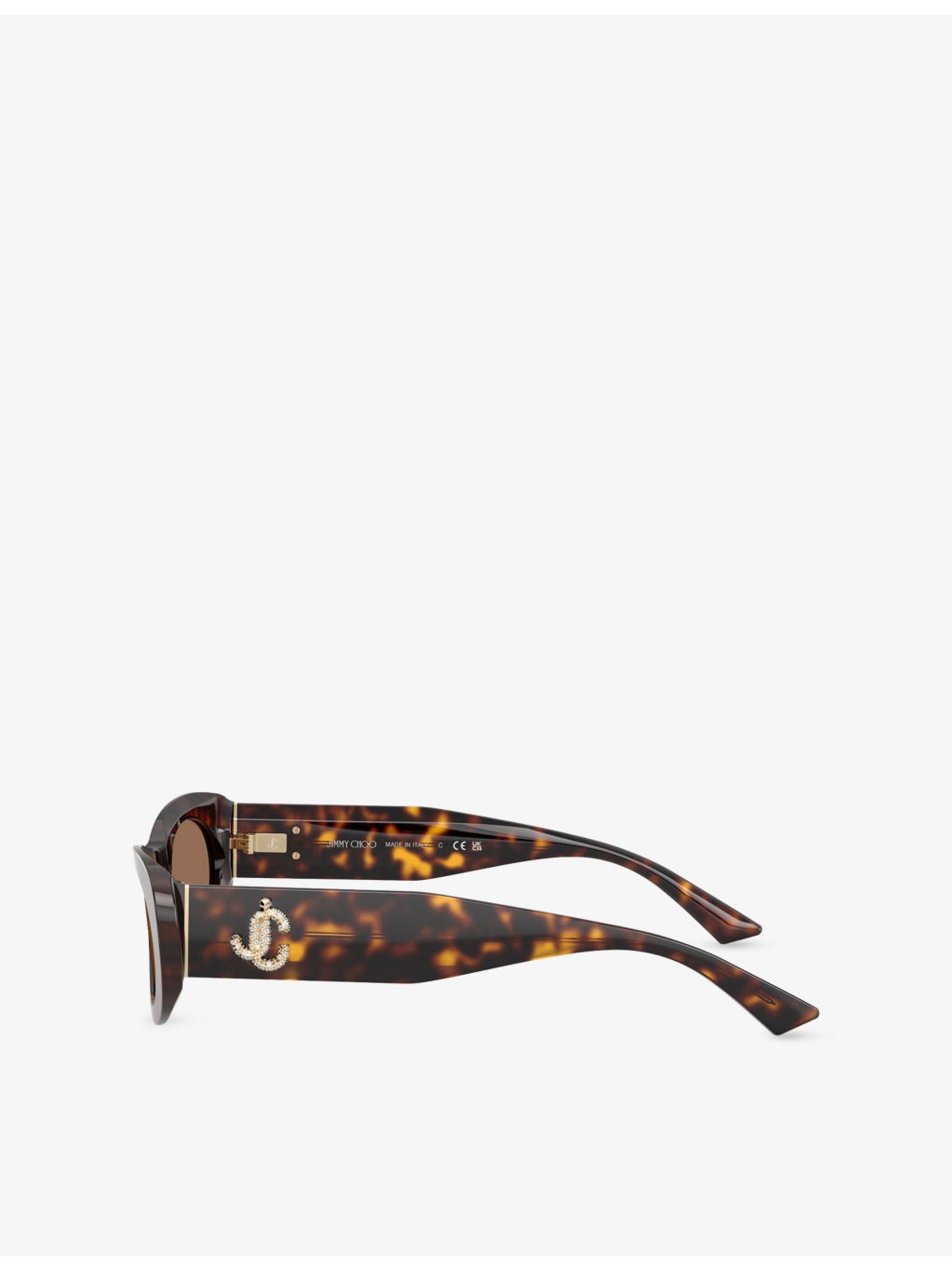 JC5038BU Oval-Frame Acetate Sunglasses - 3