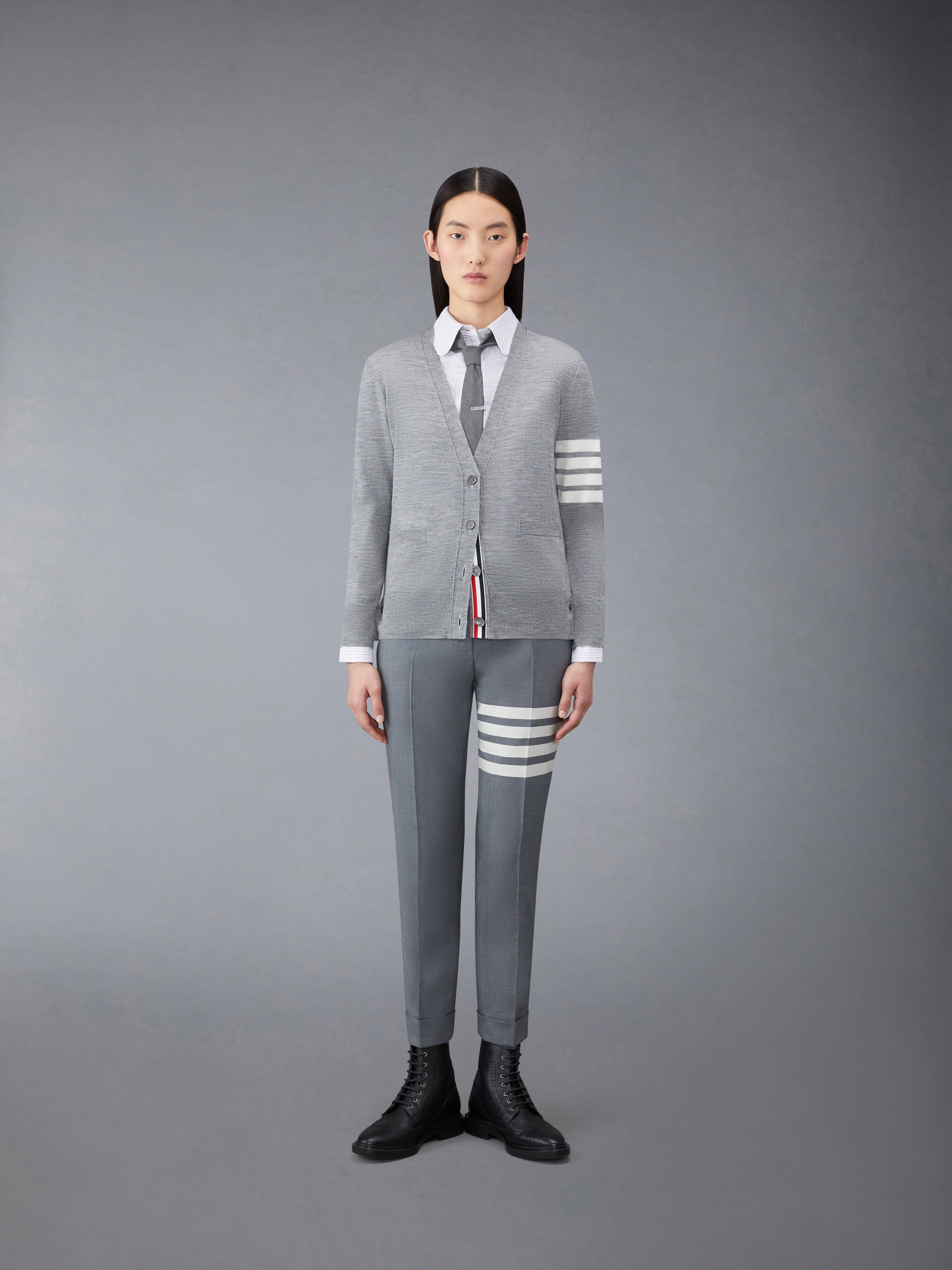 4-Bar wool cardigan - 3