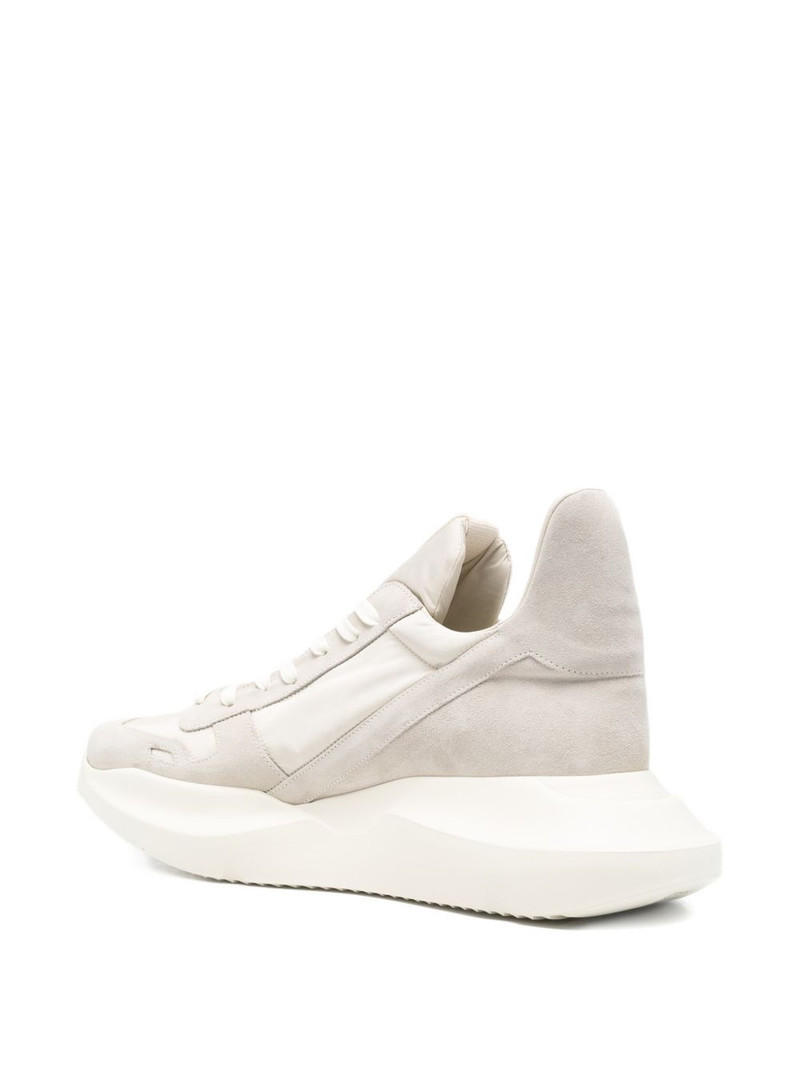 lace-up chunky sole sneakers 3