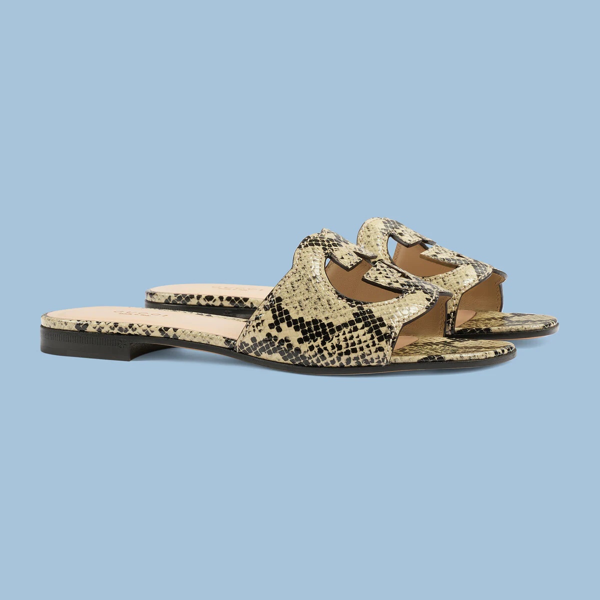 Women's Interlocking G cut-out slide sandal - 2
