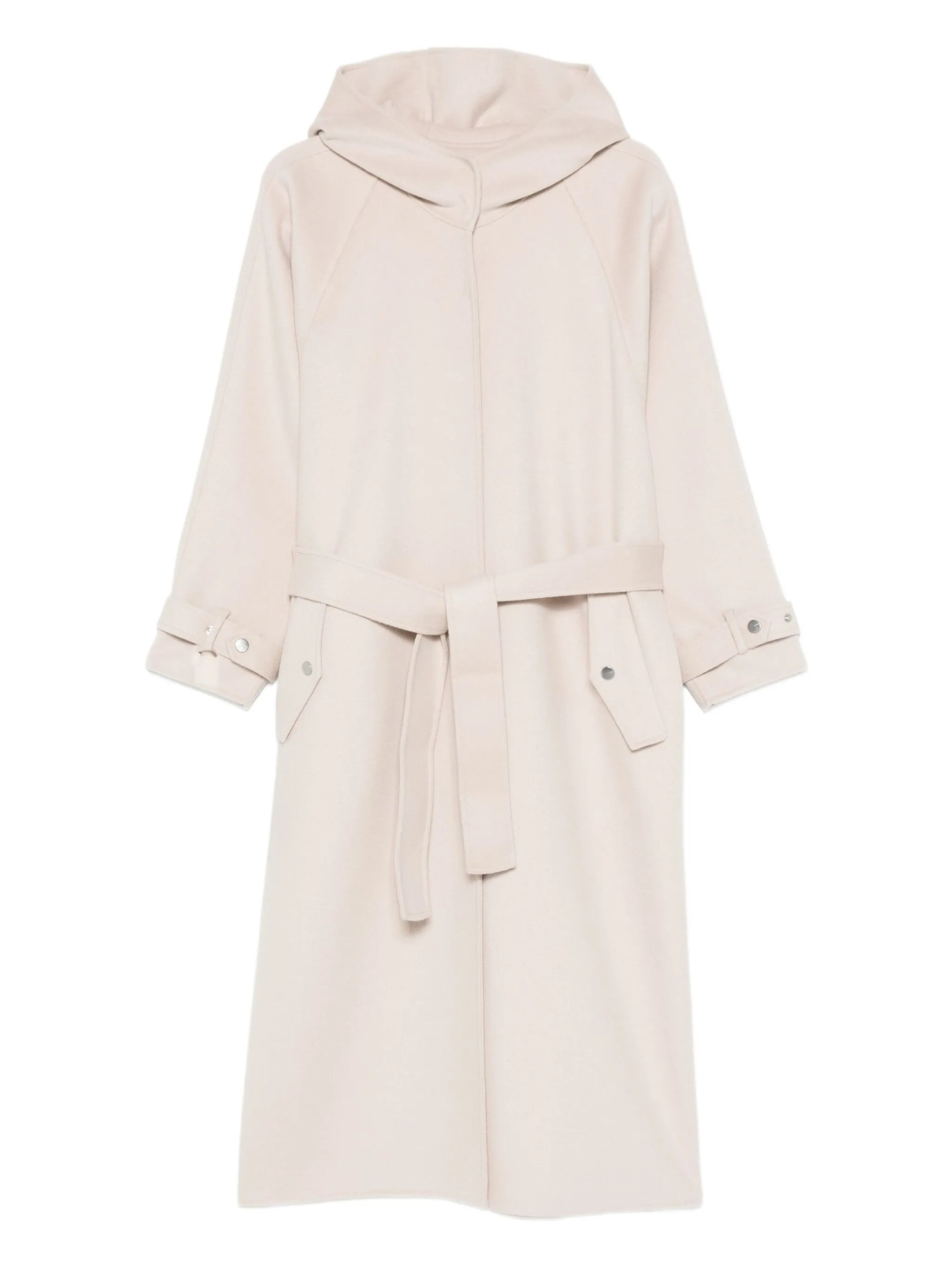 Pinko Hooded Belted Coat - 1