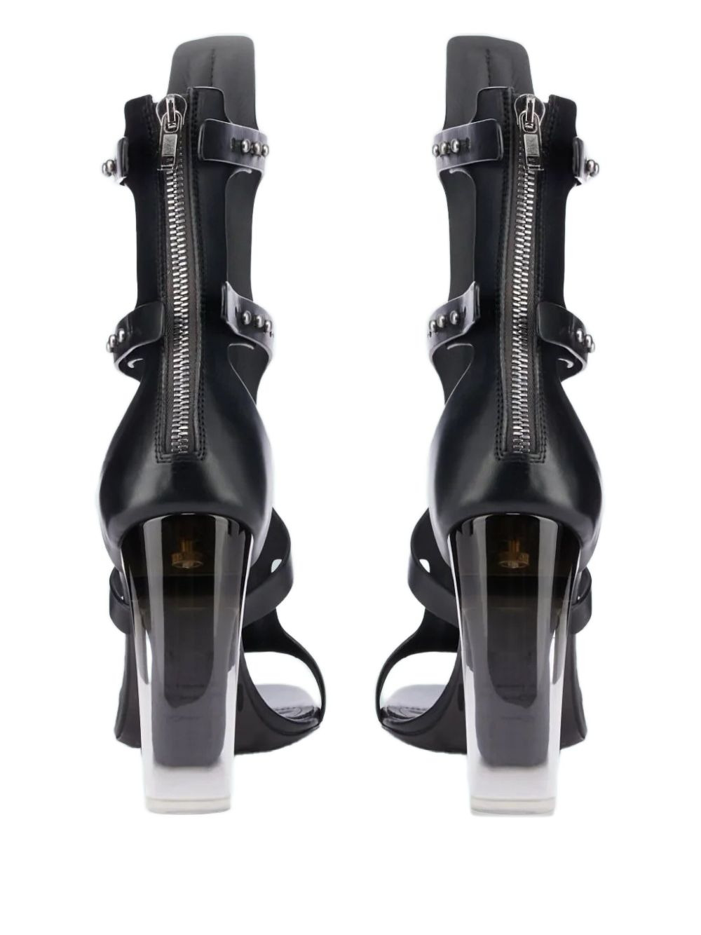 110mm Spartans leather zip-fastening pumps - 2